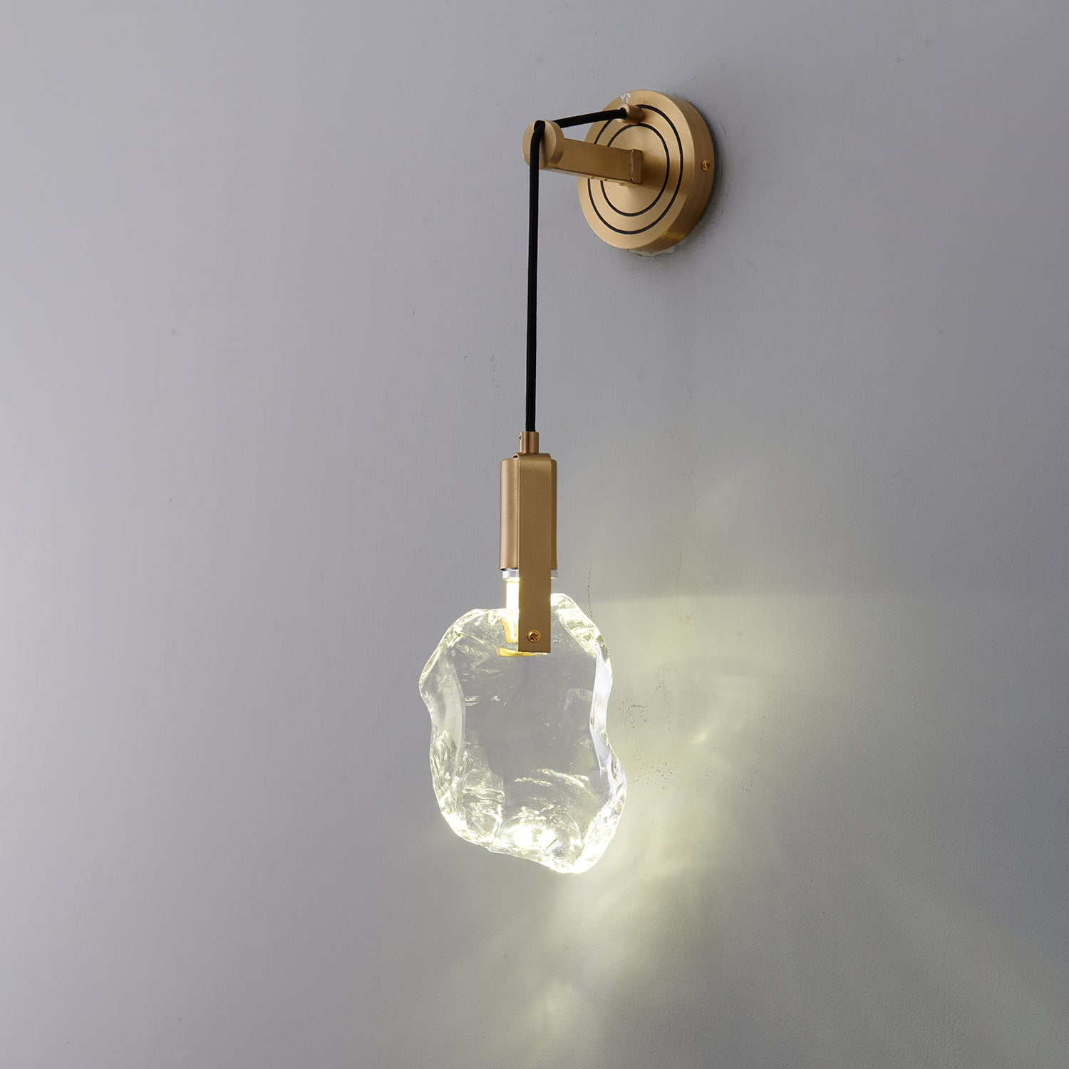 Zodorila Modern Minimalist Series Crystal Wall Lamp-Neutral Decor