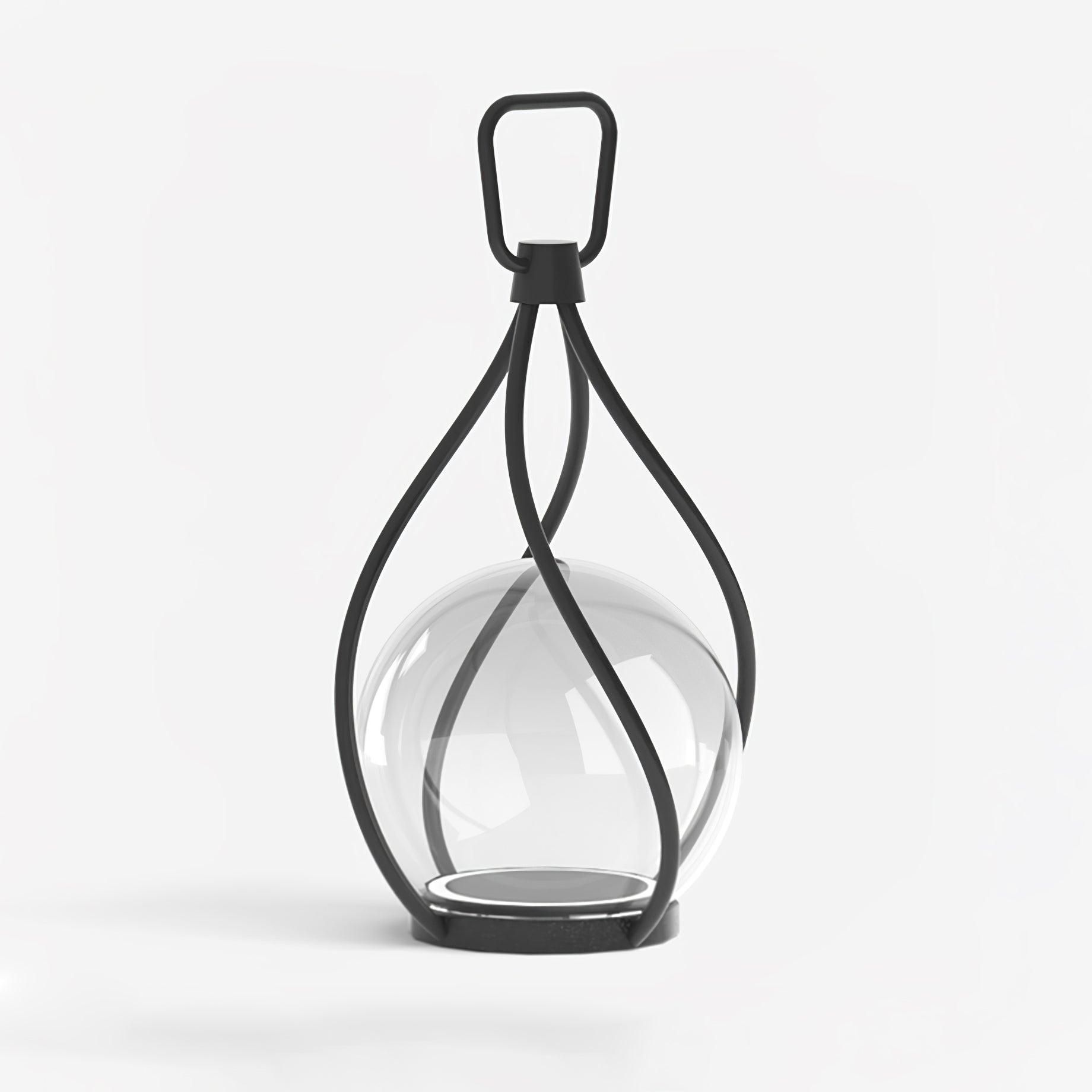 Emma Minimalist Glass Table Lamp-Neutral Decor