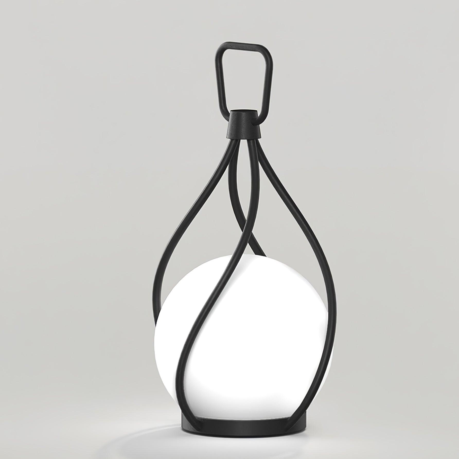 Emma Minimalist Glass Table Lamp-Neutral Decor