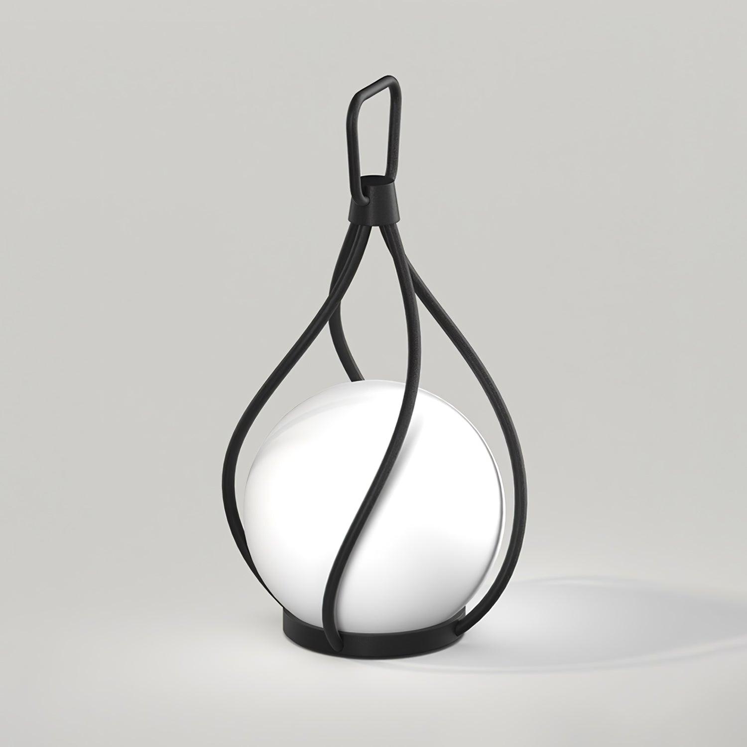 Emma Minimalist Glass Table Lamp-Neutral Decor
