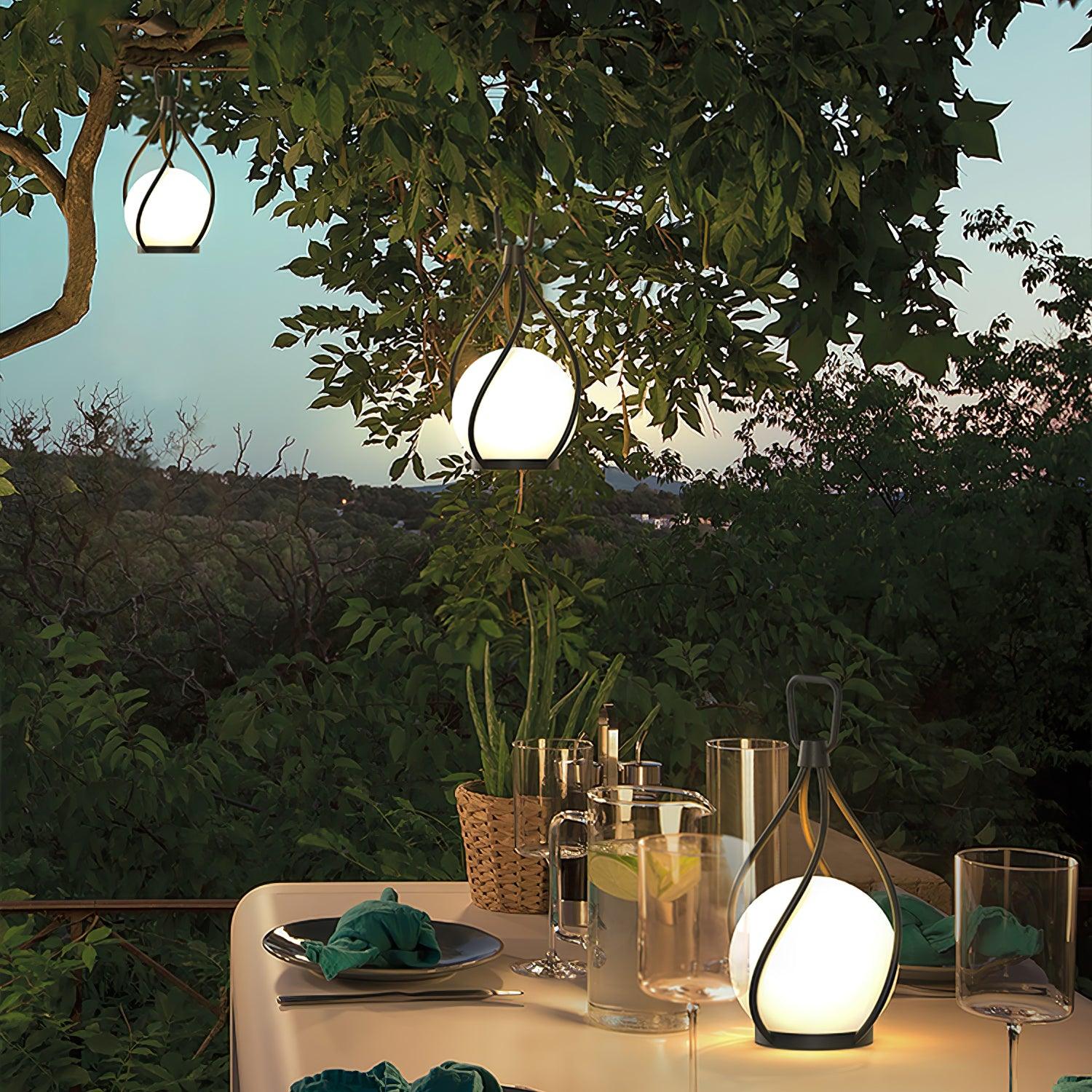 Emma Minimalist Glass Table Lamp-Neutral Decor