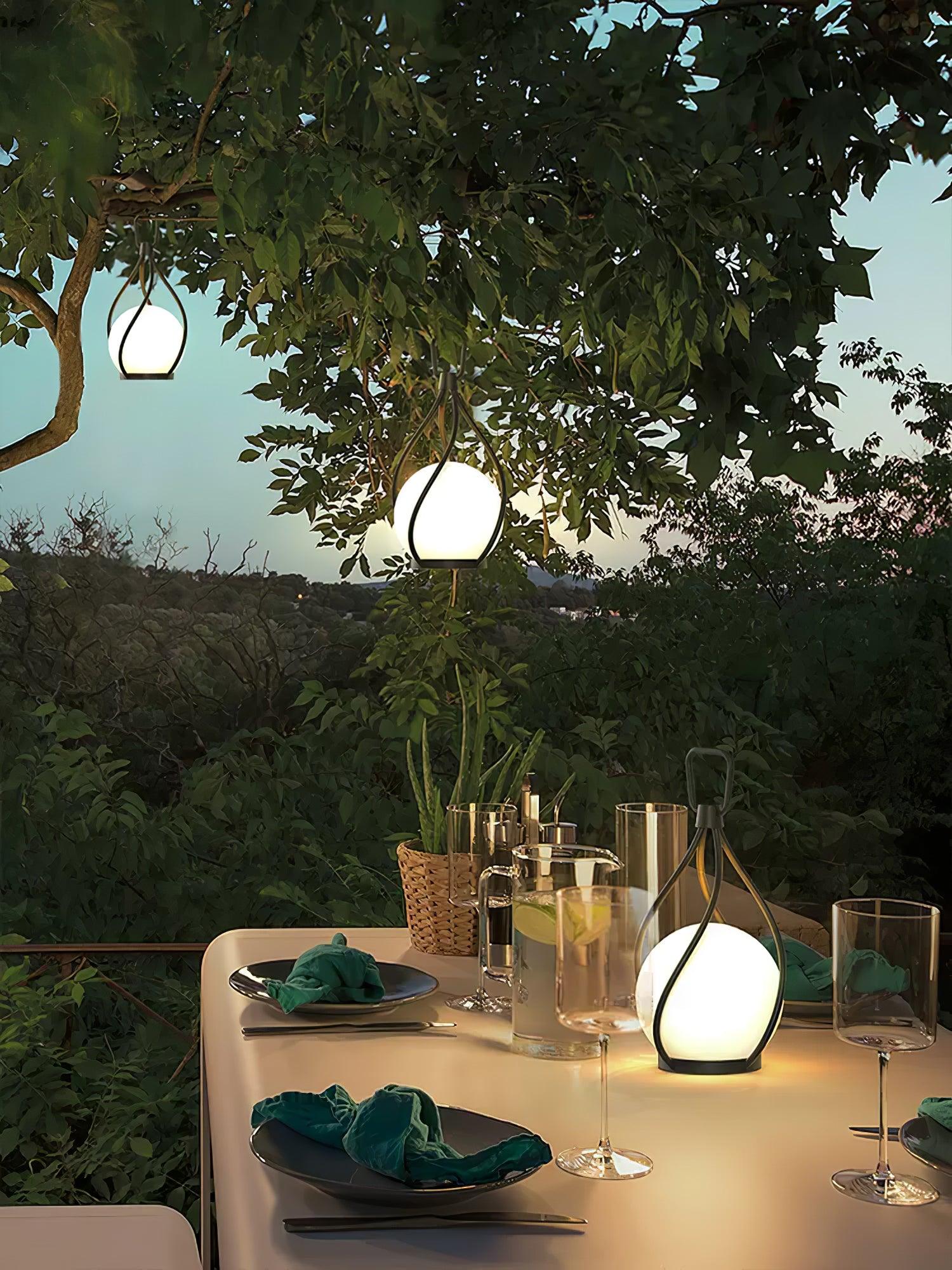 Emma Minimalist Glass Table Lamp-Neutral Decor