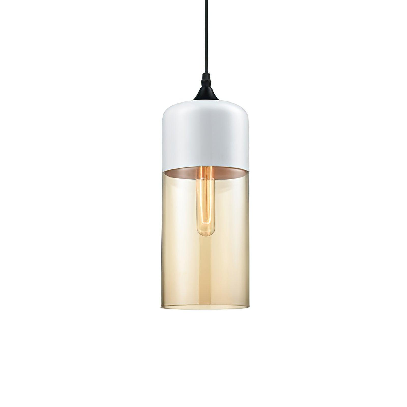 Aura Industrial Glass Pendant Lamp-Neutral Decor