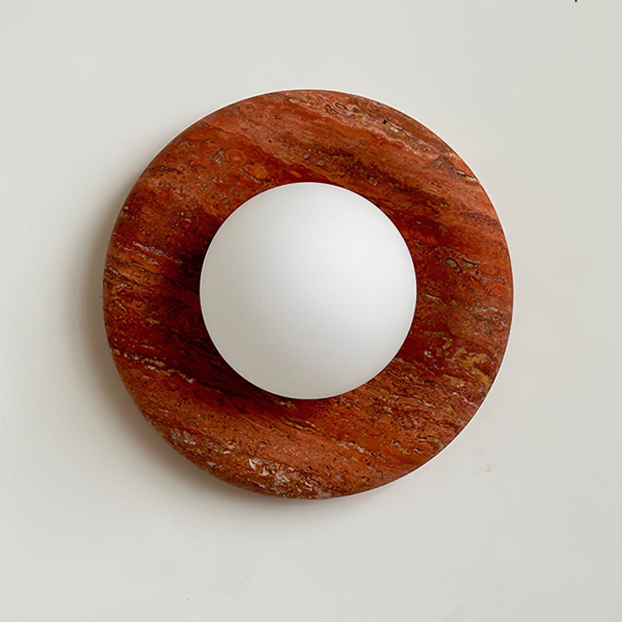 Amber Vintage Marble Wall Light-Neutral Decor