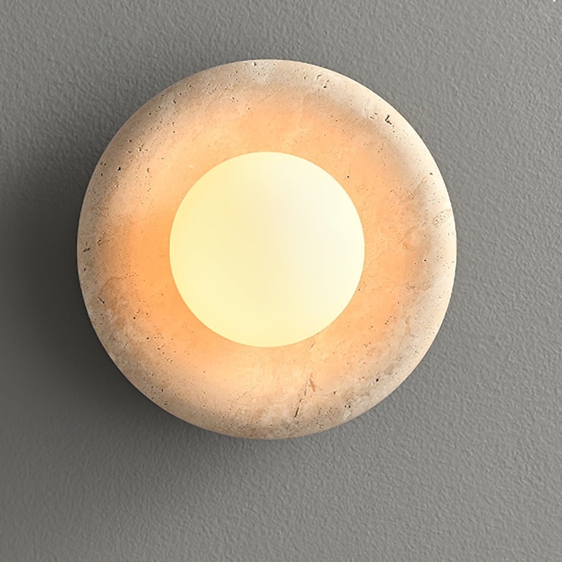 Amber Vintage Marble Wall Light-Neutral Decor