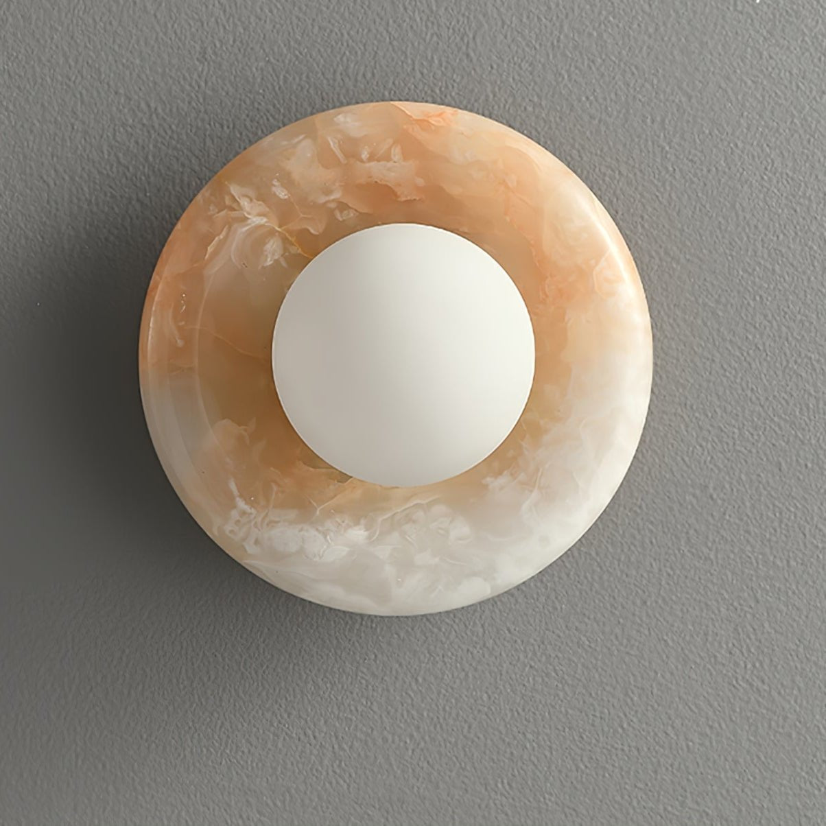 Amber Vintage Marble Wall Light-Neutral Decor