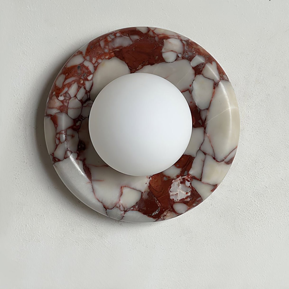 Amber Vintage Marble Wall Light-Neutral Decor