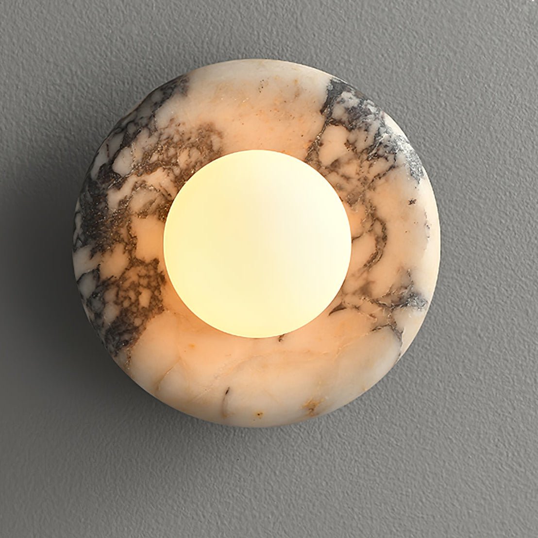 Amber Vintage Marble Wall Light-Neutral Decor