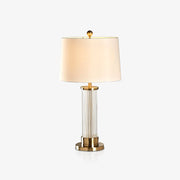 Leloz Fabric Table Lamp-Neutral Decor