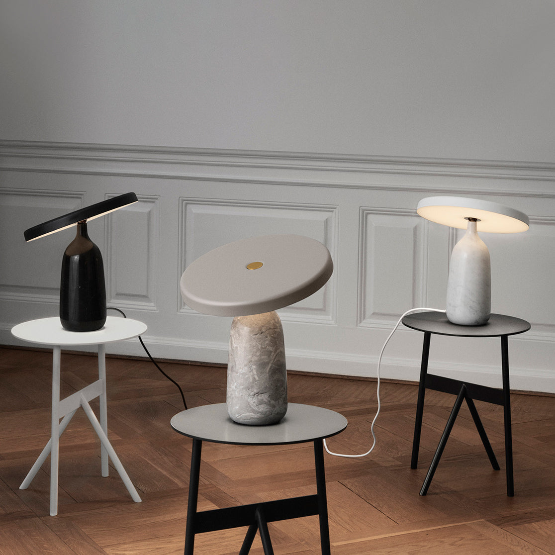 Astrian Marble Minimalist Table Lamp-Neutral Decor