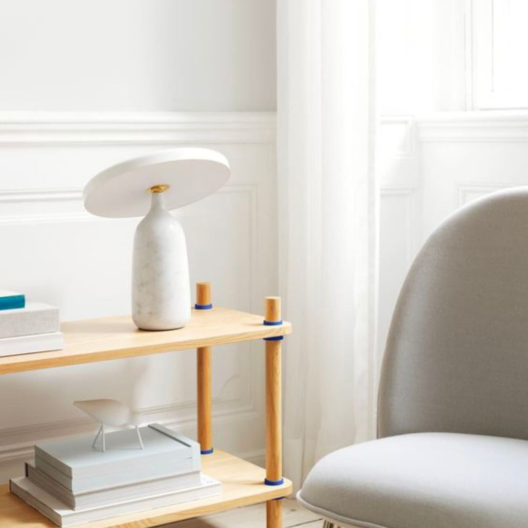 Astrian Marble Minimalist Table Lamp-Neutral Decor