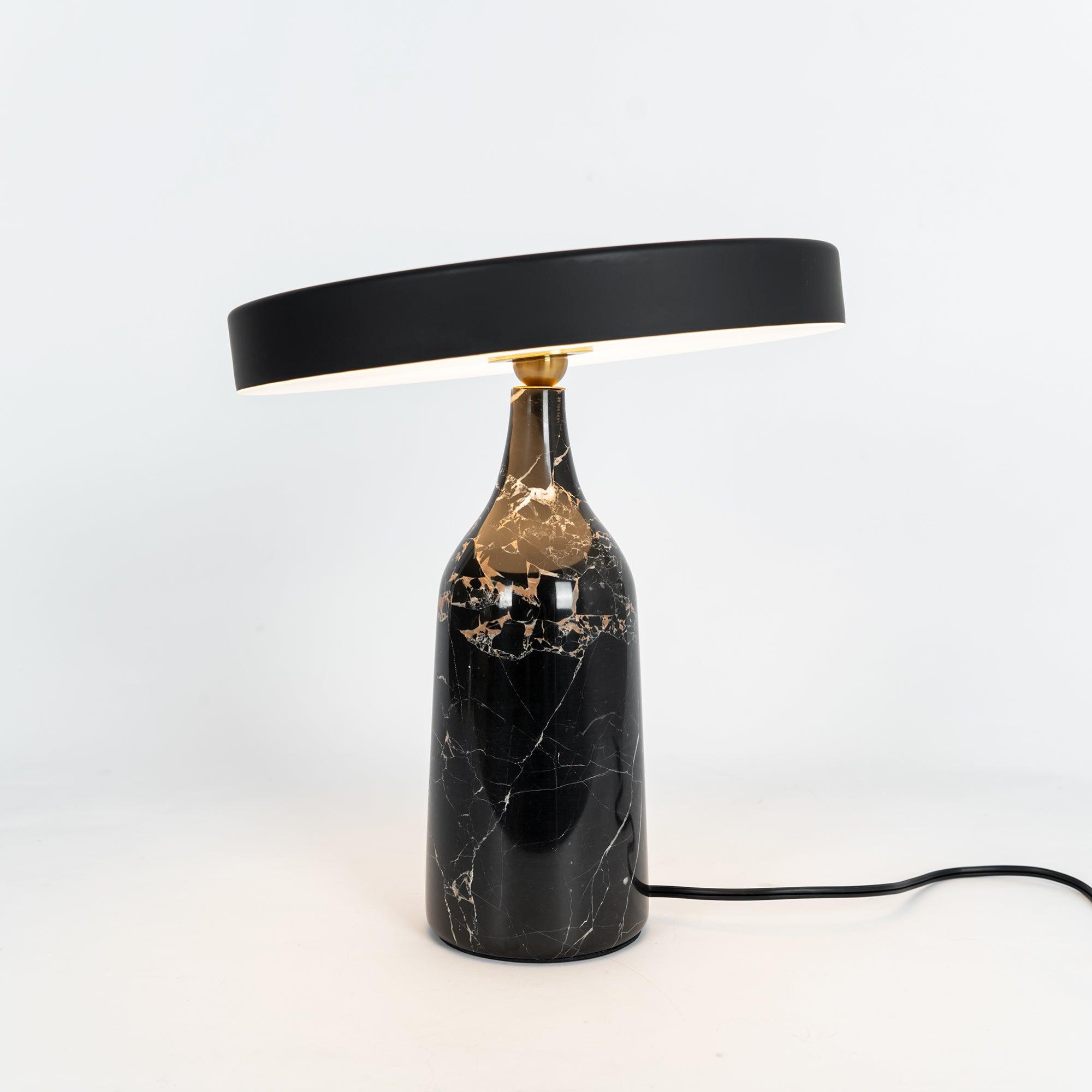 Astrian Marble Minimalist Table Lamp-Neutral Decor