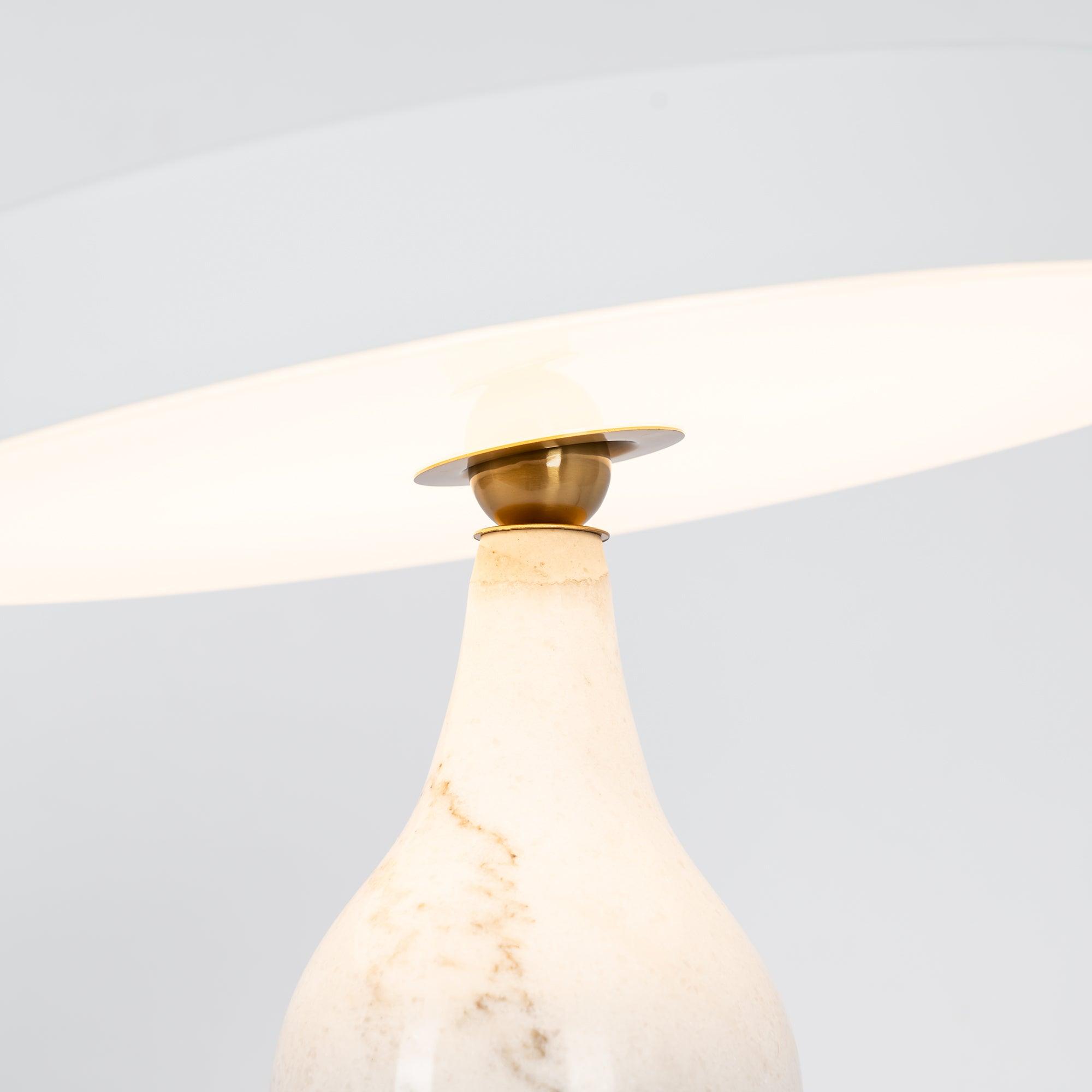 Astrian Marble Minimalist Table Lamp-Neutral Decor