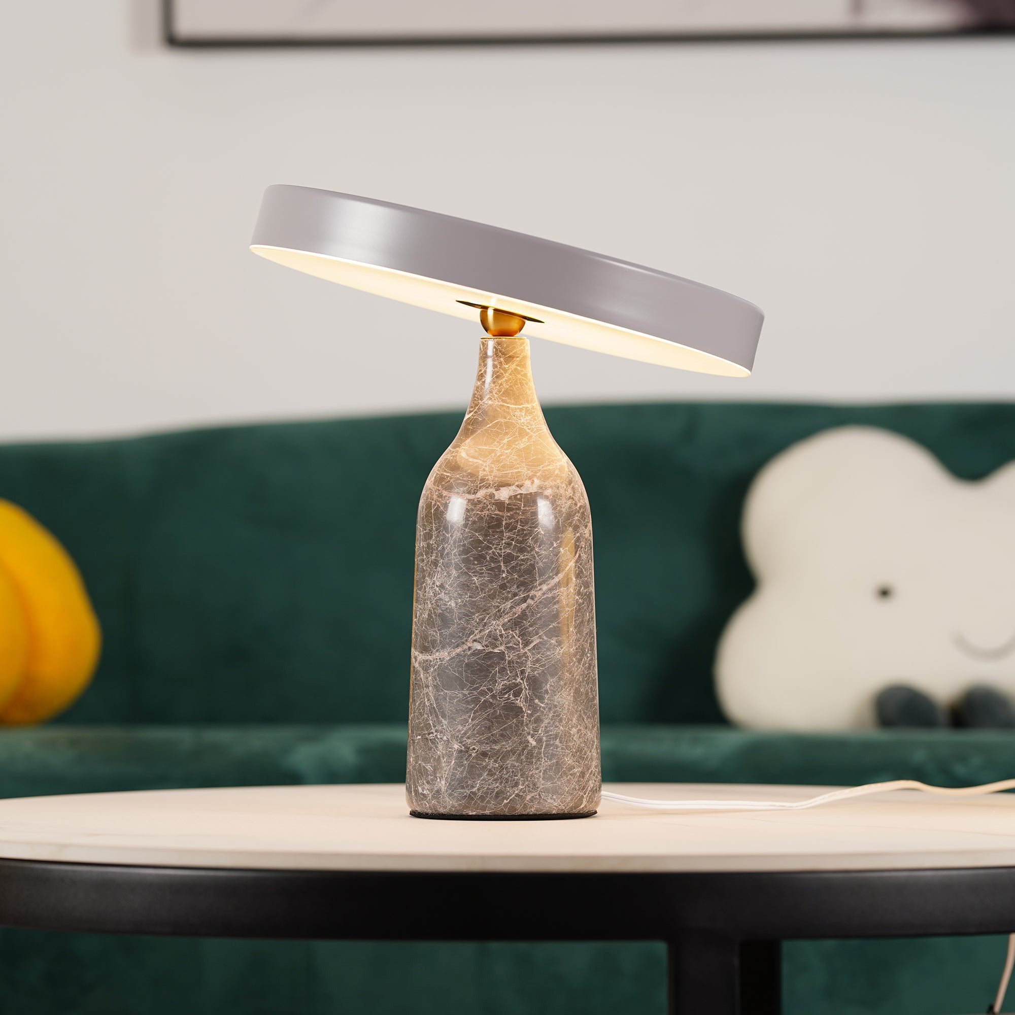 Astrian Marble Minimalist Table Lamp-Neutral Decor