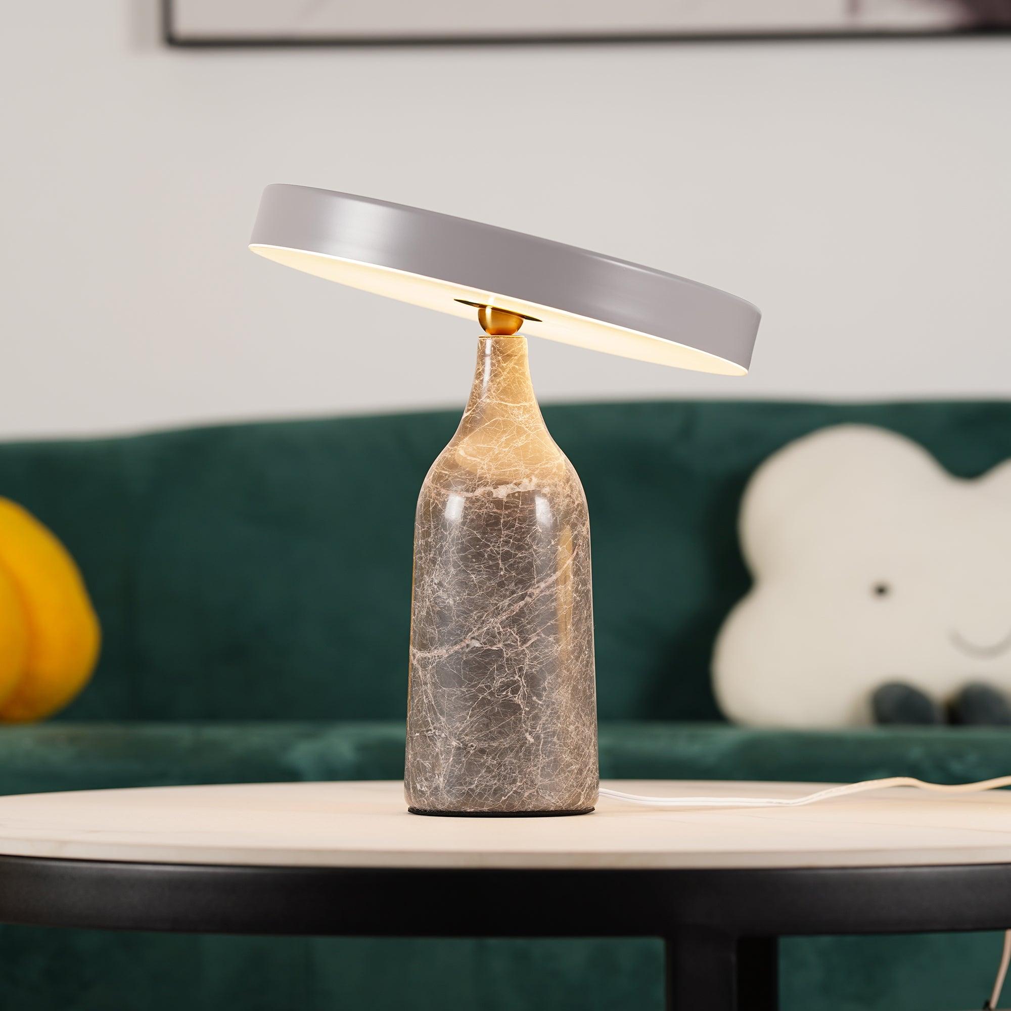 Astrian Marble Minimalist Table Lamp-Neutral Decor