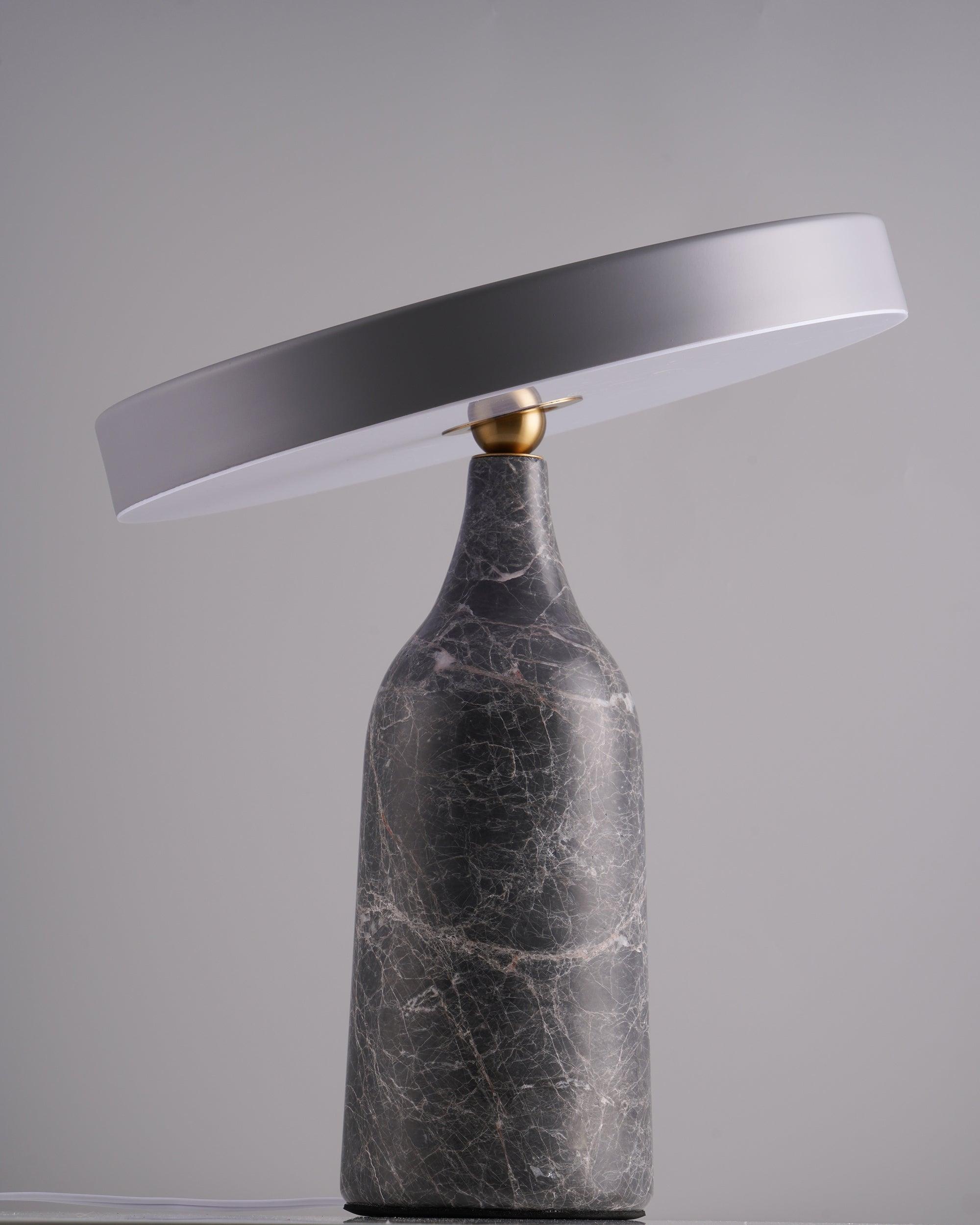 Astrian Marble Minimalist Table Lamp-Neutral Decor