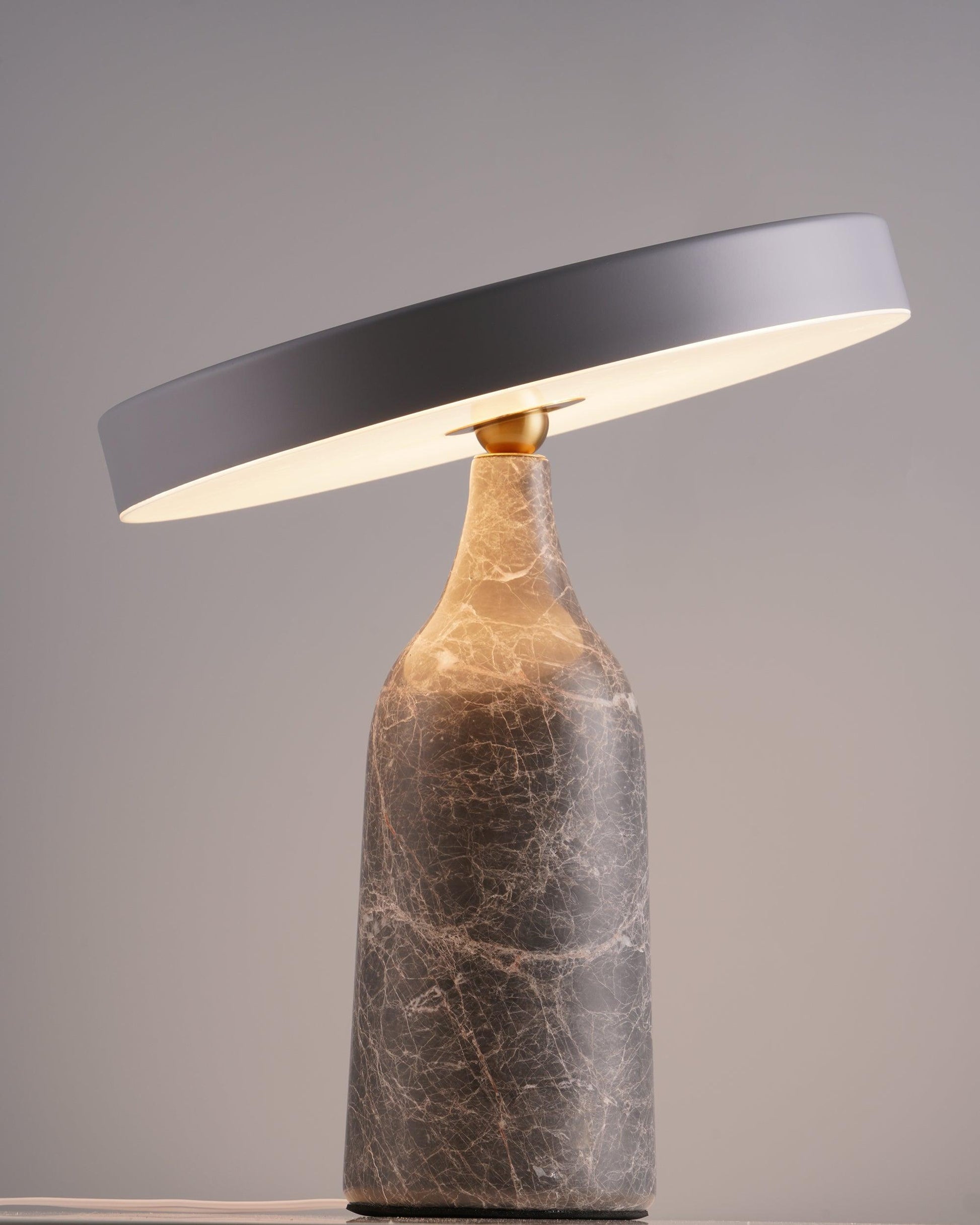 Astrian Marble Minimalist Table Lamp-Neutral Decor