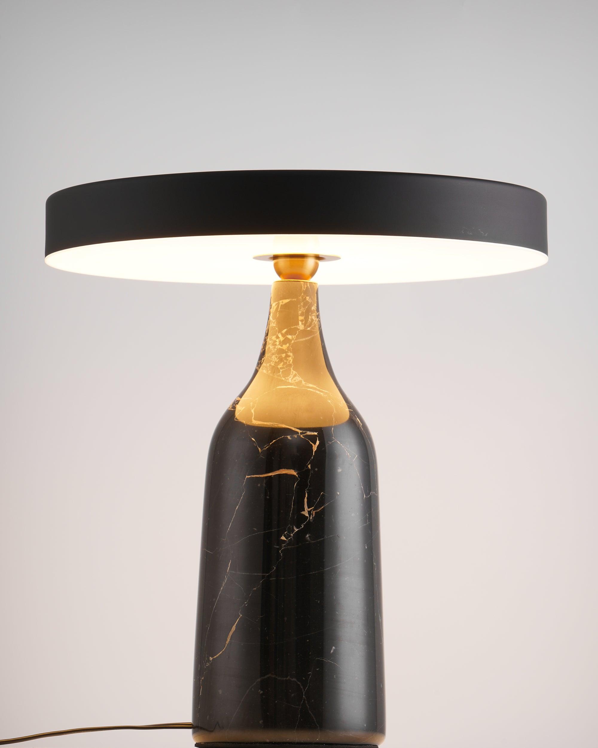 Astrian Marble Minimalist Table Lamp-Neutral Decor