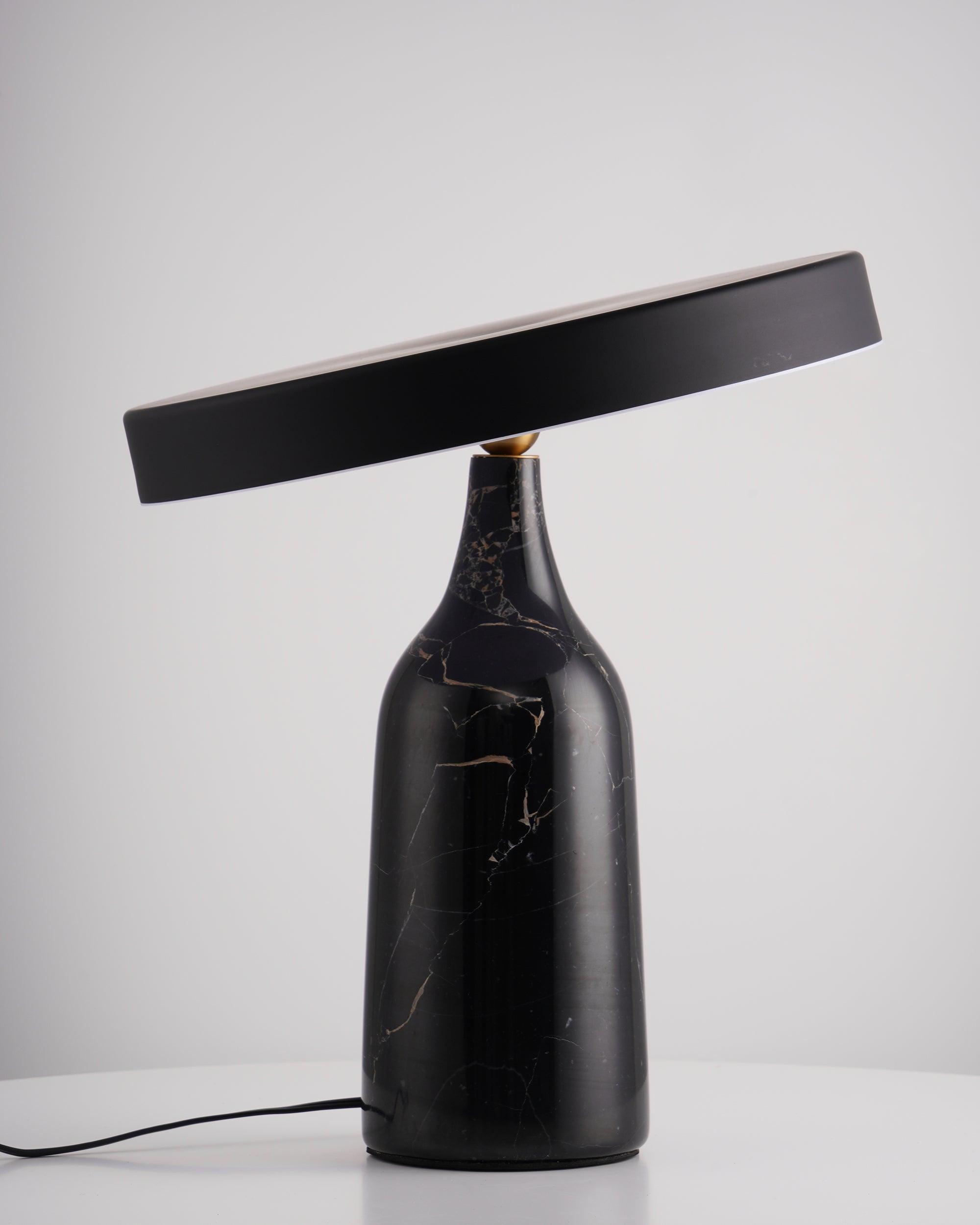Astrian Marble Minimalist Table Lamp-Neutral Decor