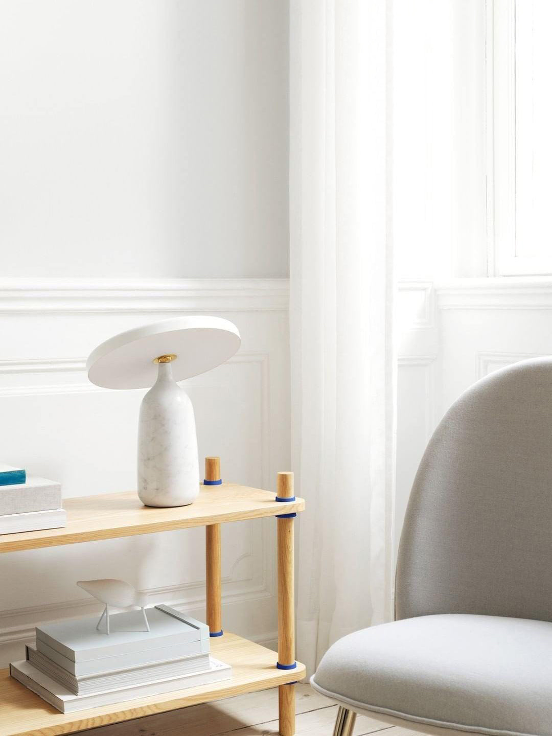 Astrian Marble Minimalist Table Lamp-Neutral Decor