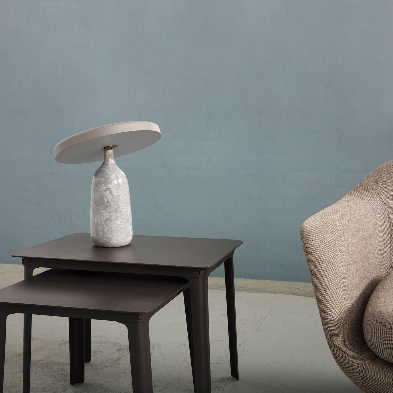 Astrian Marble Minimalist Table Lamp-Neutral Decor