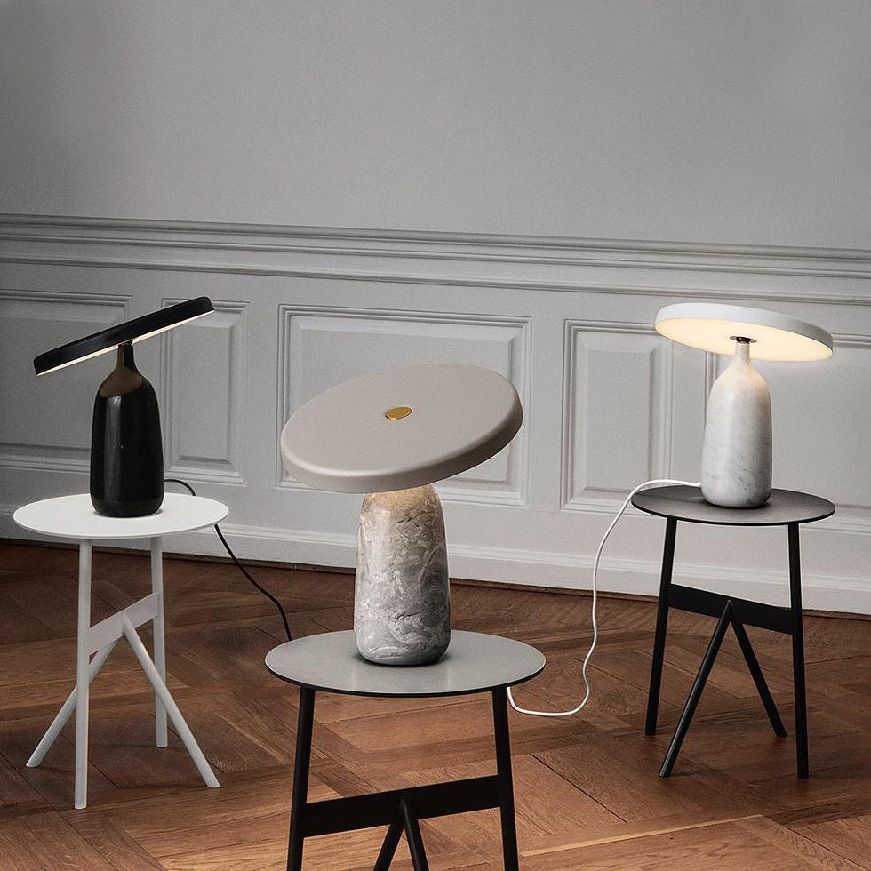 Astrian Marble Minimalist Table Lamp-Neutral Decor