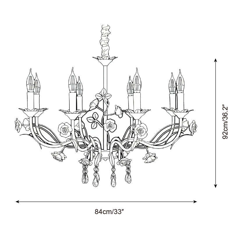 Rosamund Rose Chandelier