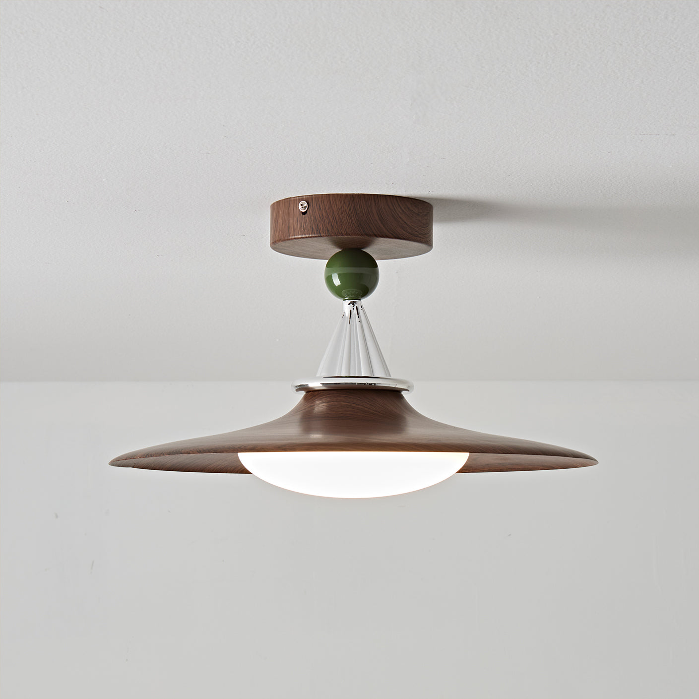 Eden Ceiling Light in the Green finish.