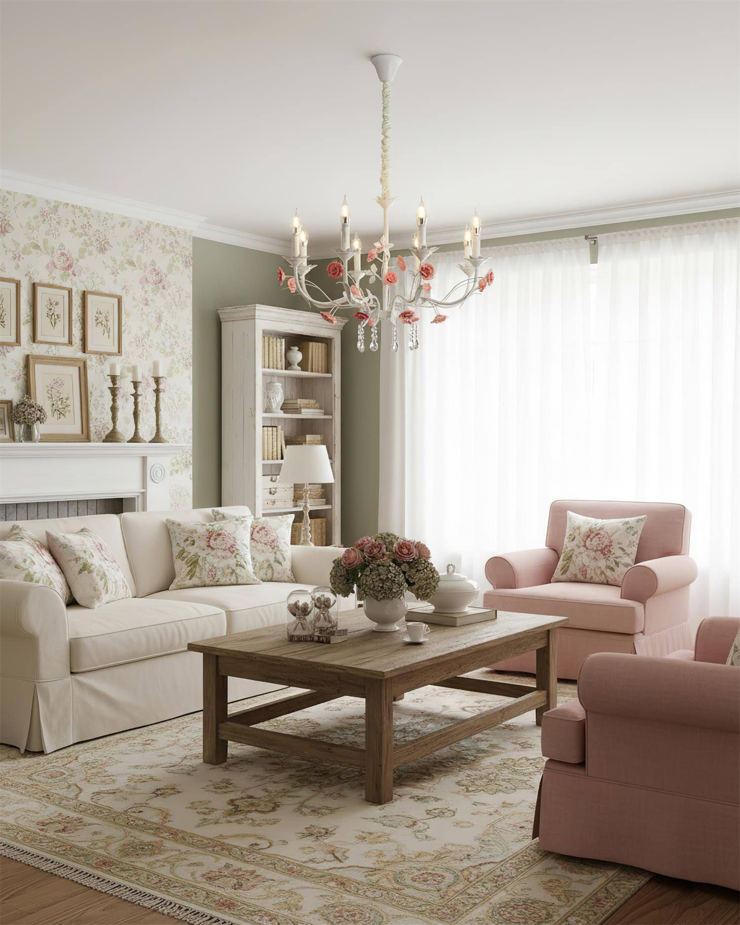 Rosamund Rose Chandelier