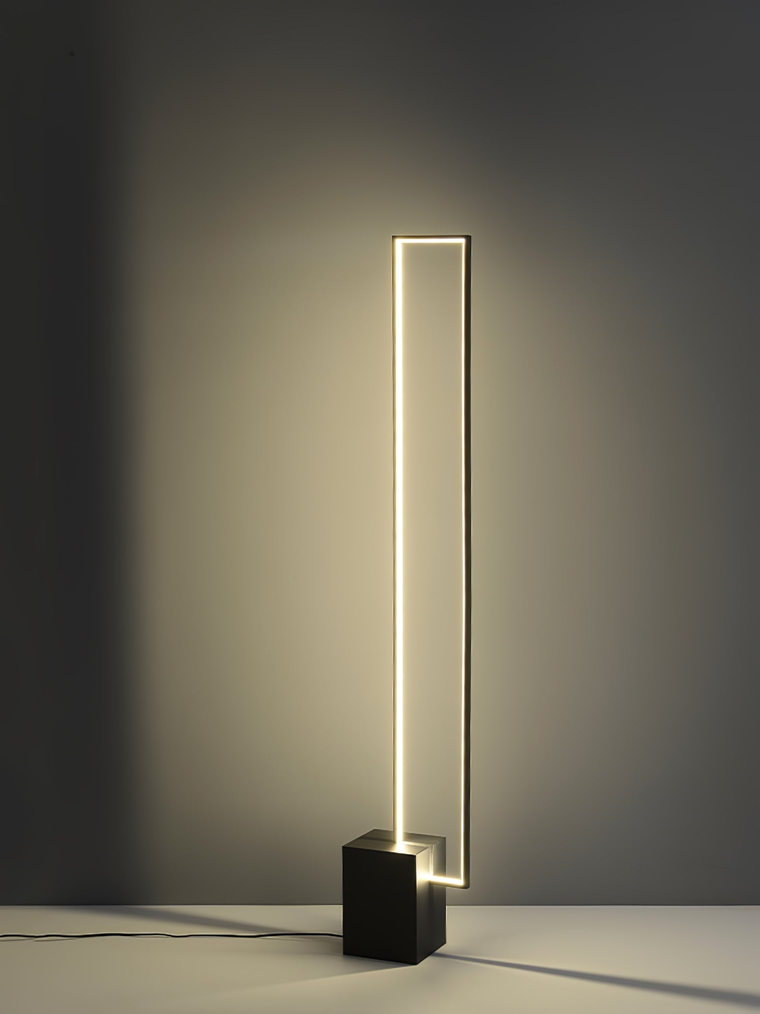 Keloza Aluminum Floor Lamp-Neutral Decor