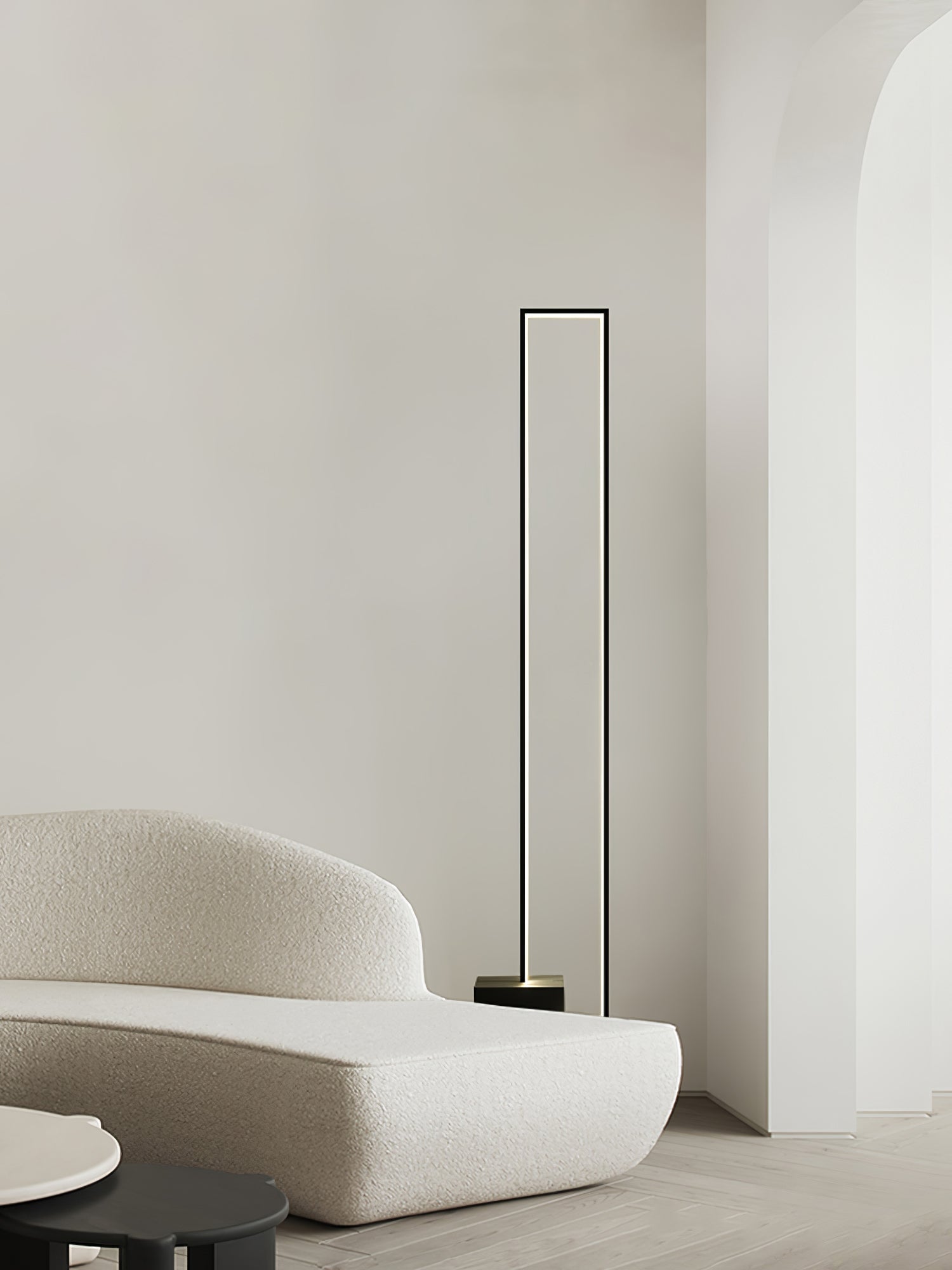 Keloza Aluminum Floor Lamp-Neutral Decor