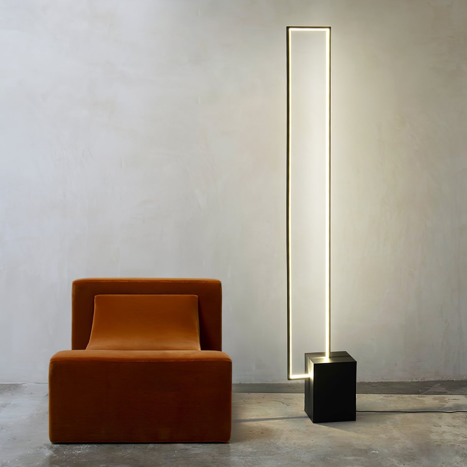 Keloza Aluminum Floor Lamp-Neutral Decor