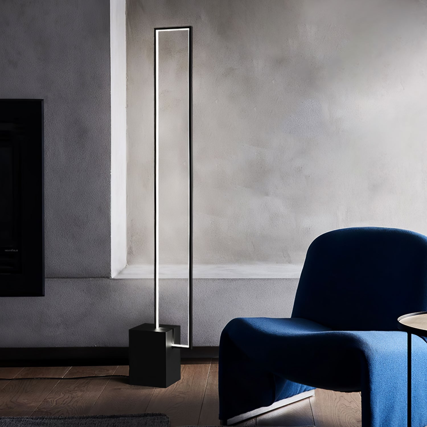 Keloza Aluminum Floor Lamp-Neutral Decor