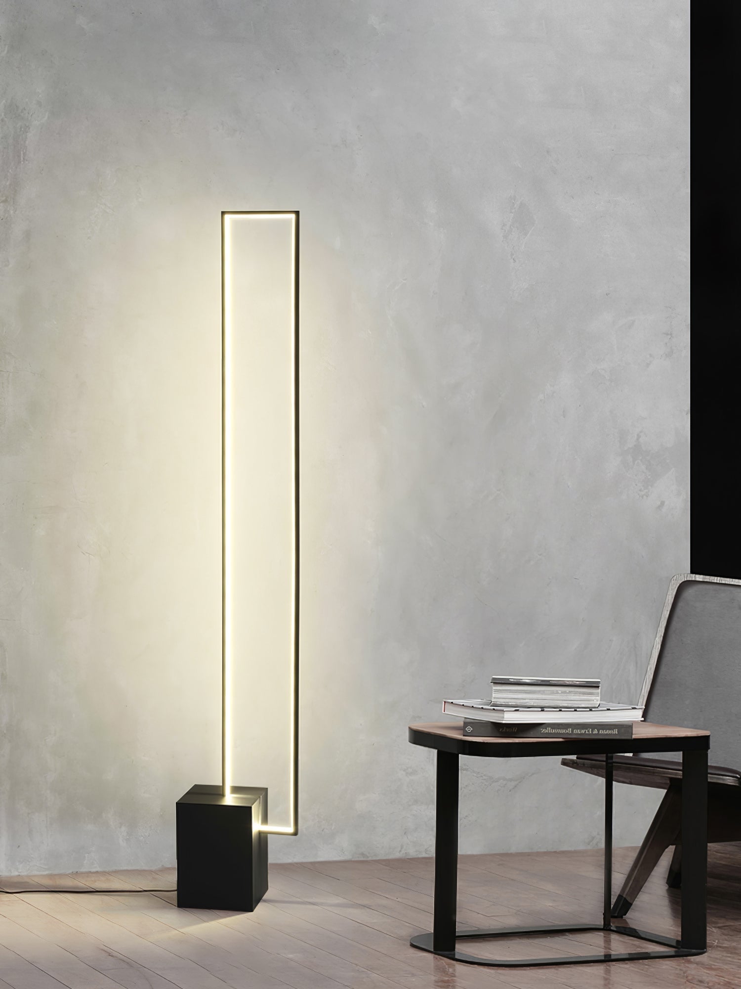 Keloza Aluminum Floor Lamp-Neutral Decor
