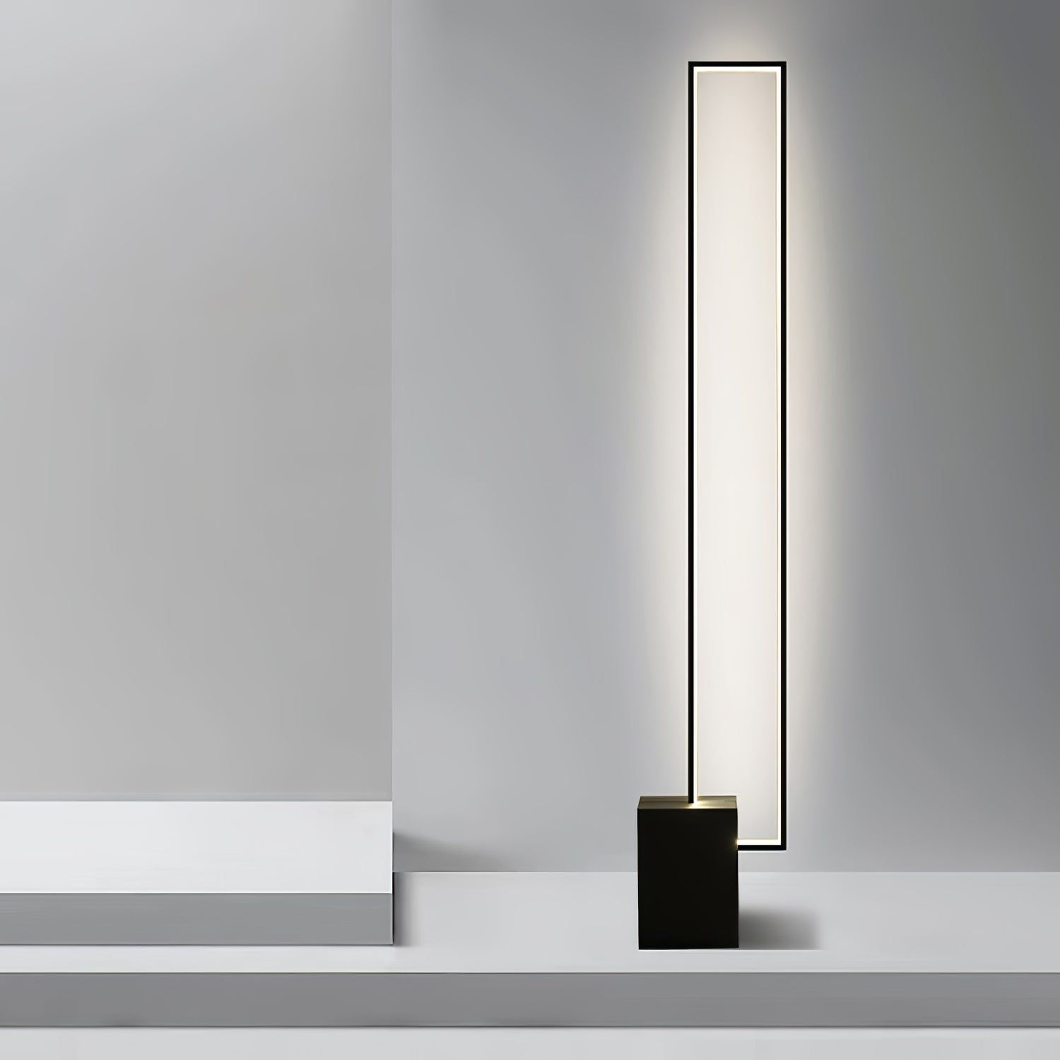 Keloza Aluminum Floor Lamp-Neutral Decor