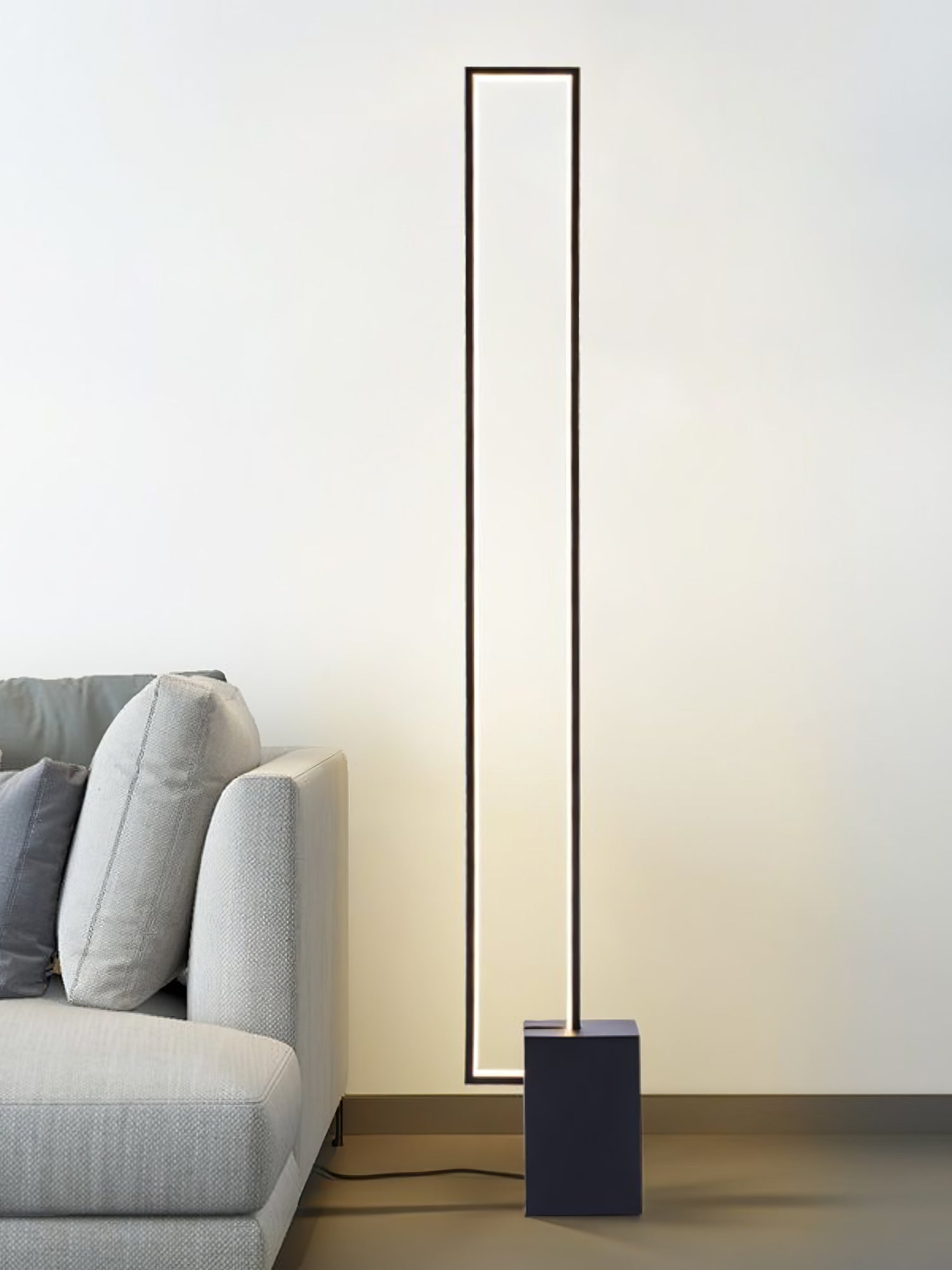 Keloza Aluminum Floor Lamp-Neutral Decor