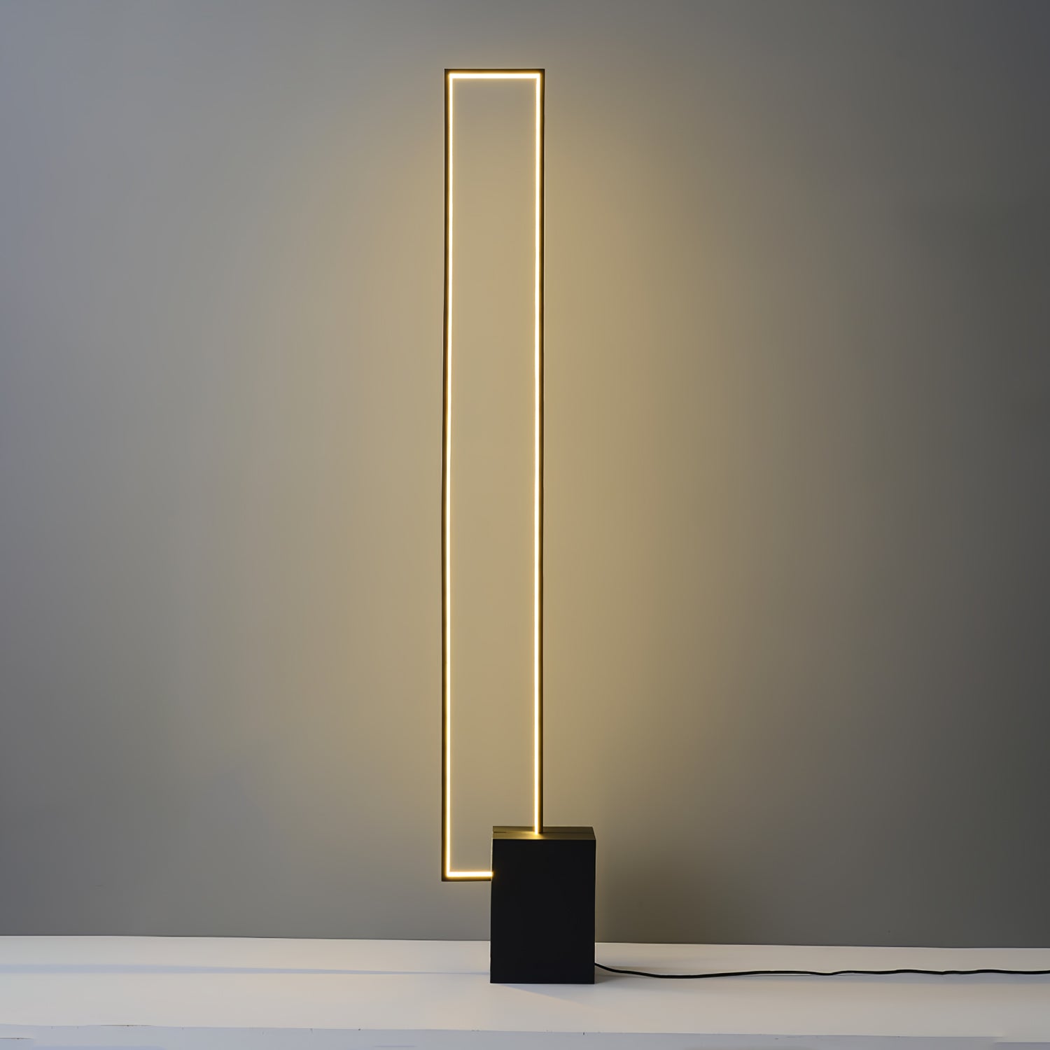 Keloza Aluminum Floor Lamp-Neutral Decor