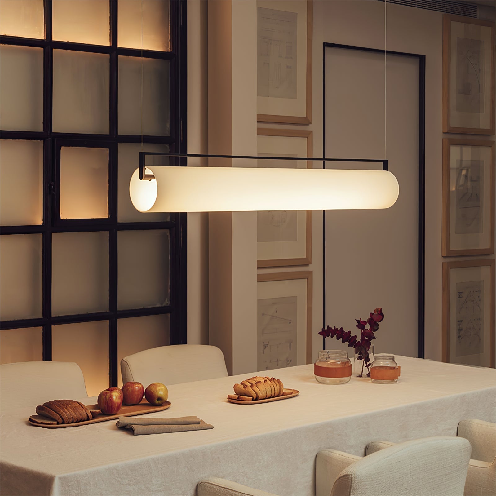 Elias Minimalist Pendant Light-Neutral Decor