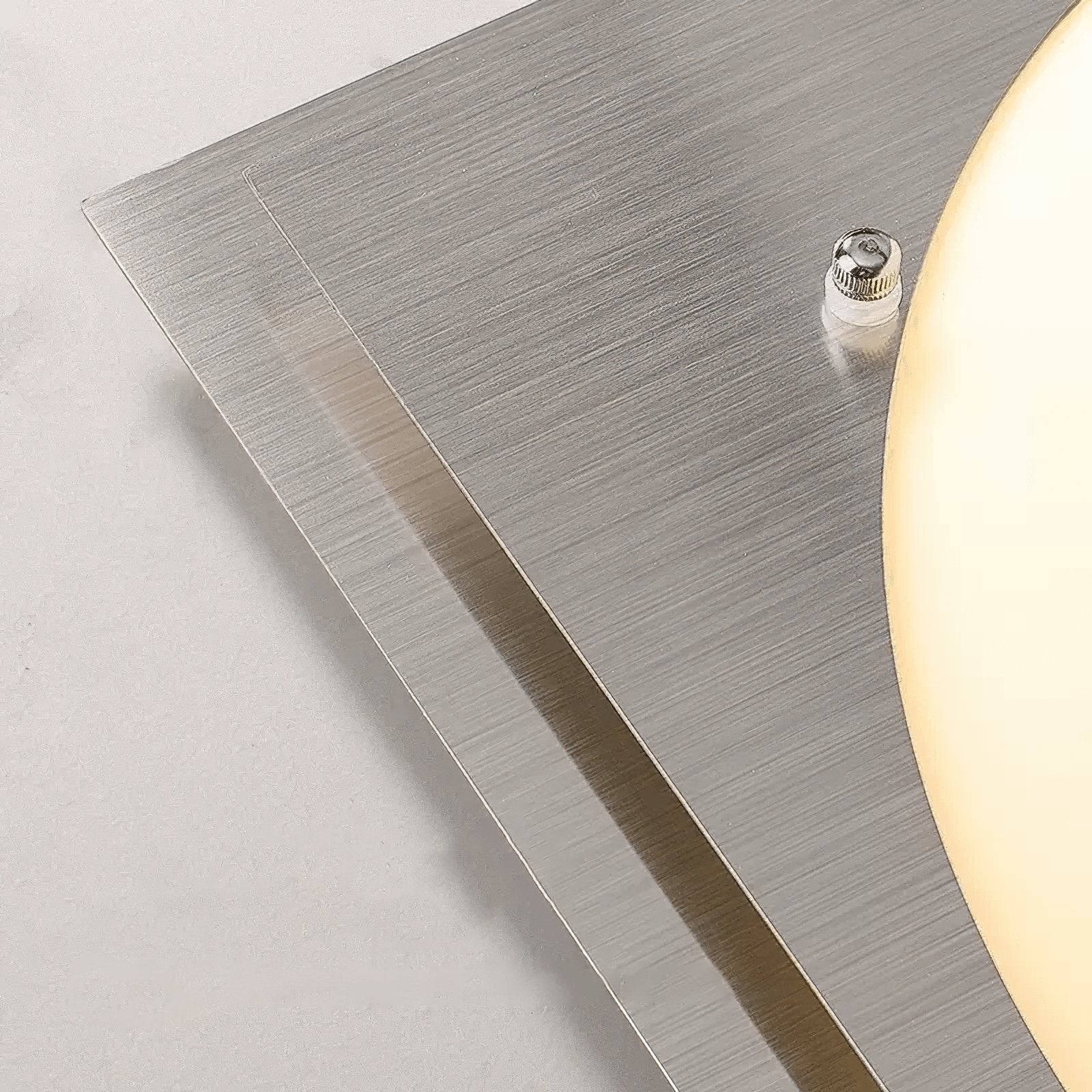 Vane Glass & steel Ceiling Lamp-Neutral Decor