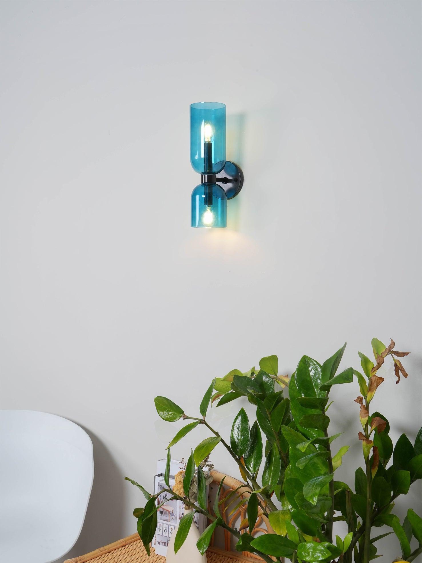 Zildes Nordic Art Plug-In Glass Wall Lamp-Neutral Decor