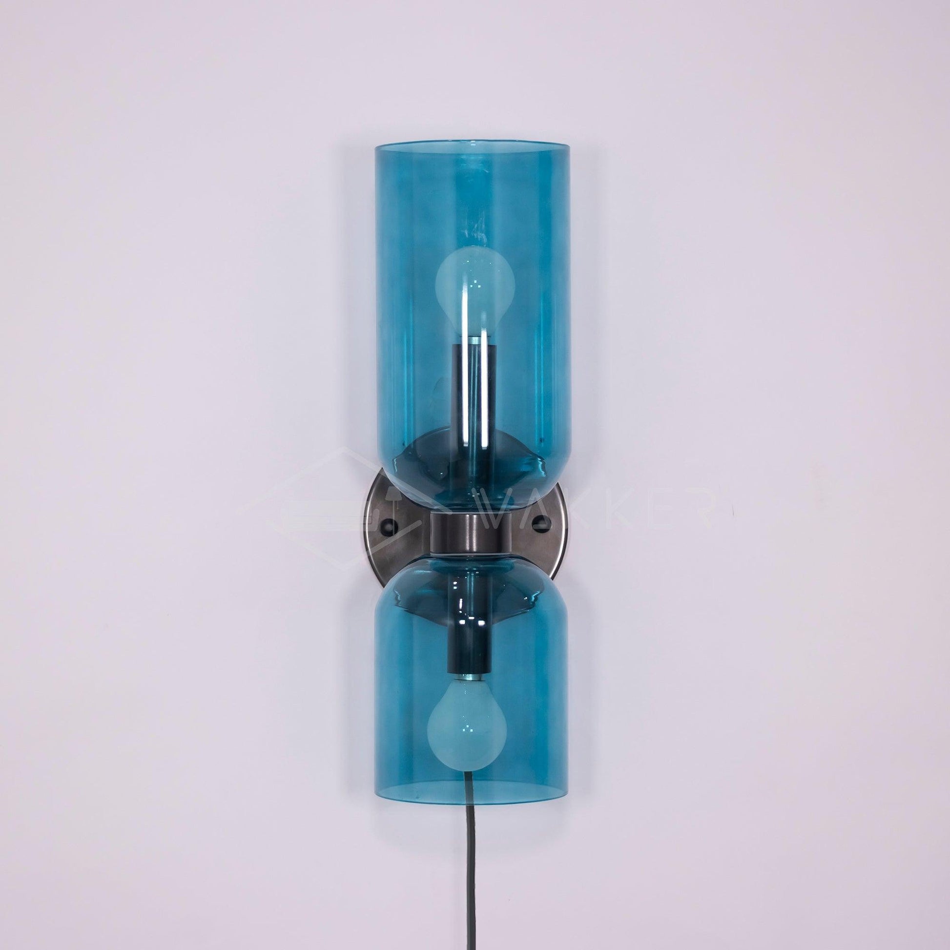 Zildes Nordic Art Plug-In Glass Wall Lamp-Neutral Decor