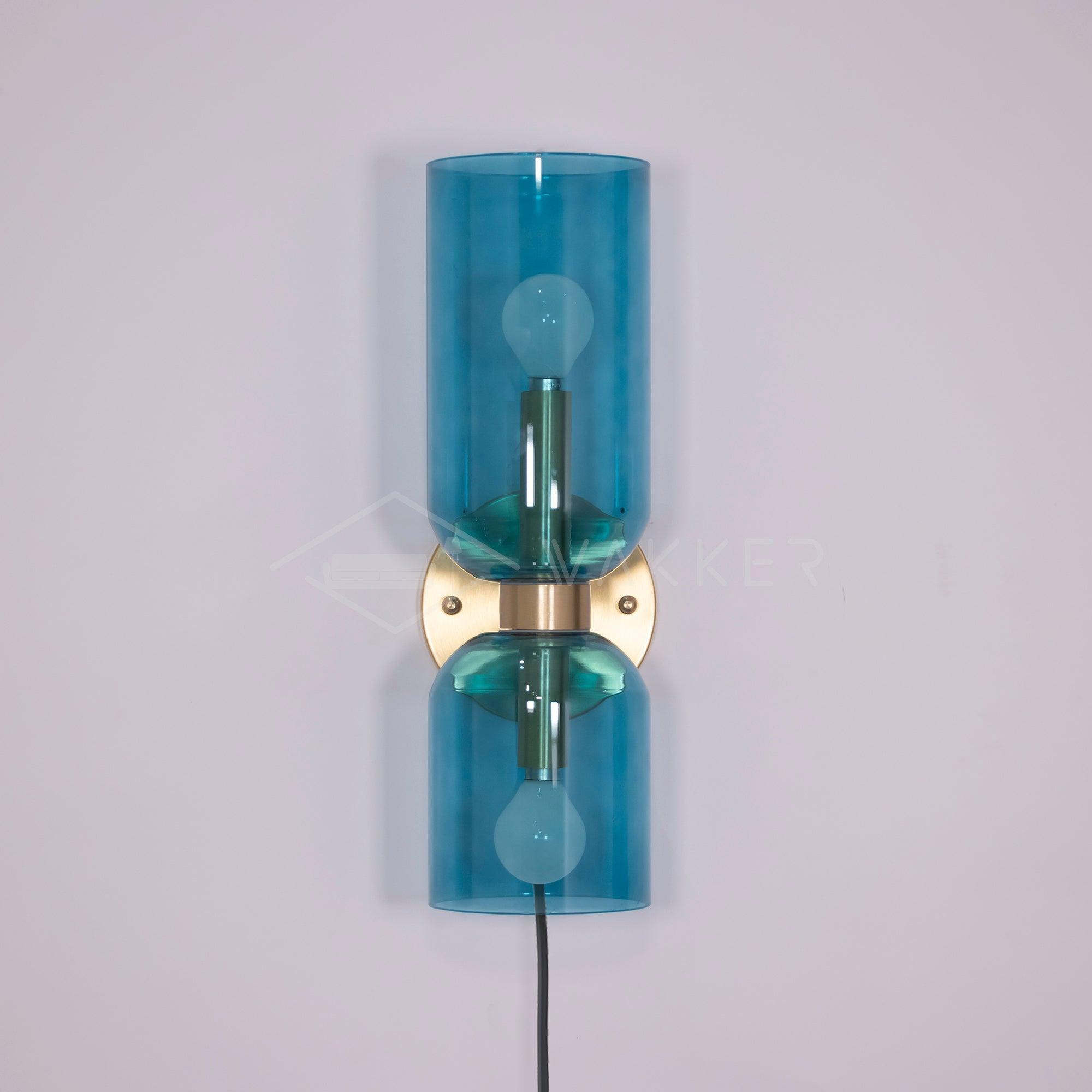 Zildes Nordic Art Plug-In Glass Wall Lamp-Neutral Decor