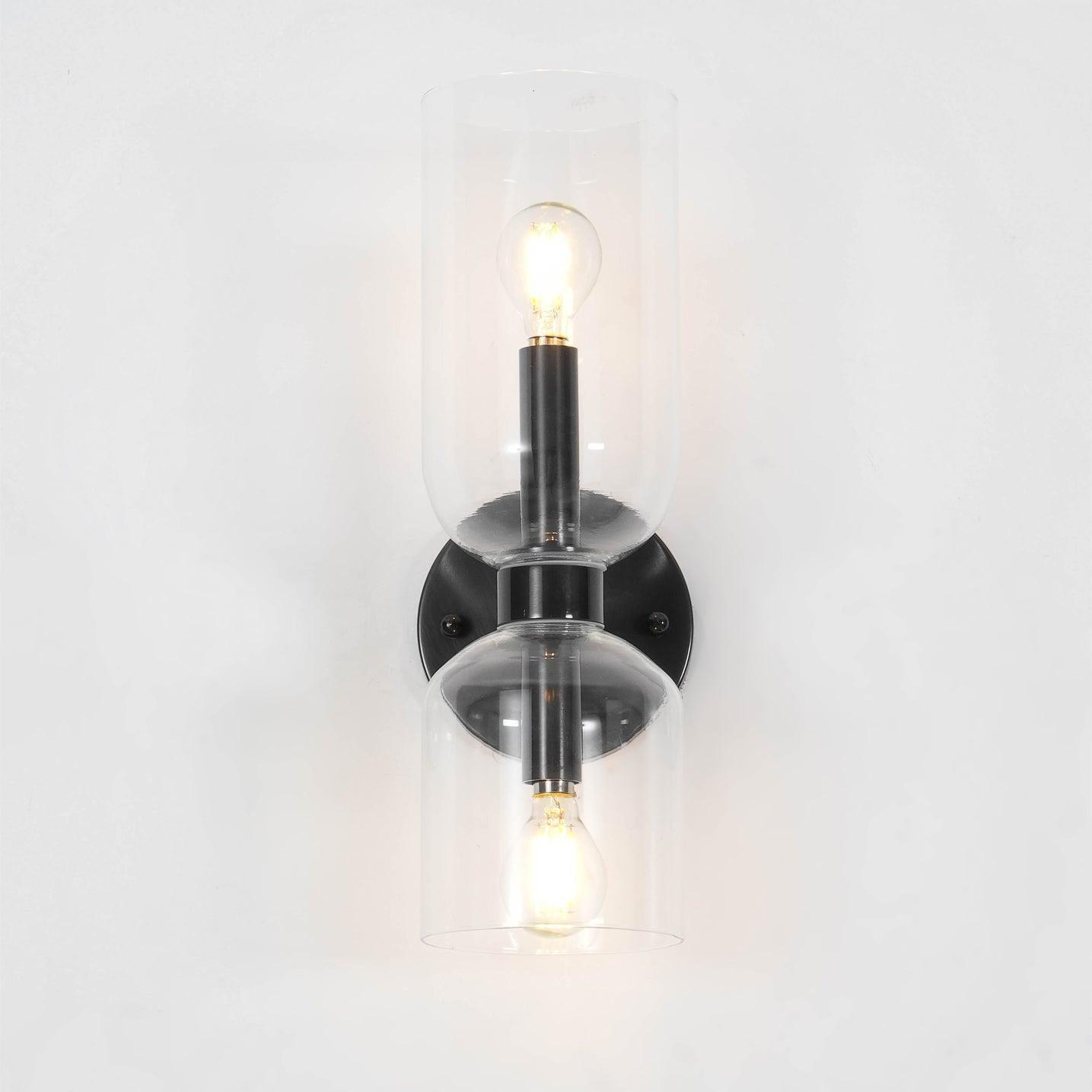 Zildes Nordic Art Plug-In Glass Wall Lamp-Neutral Decor