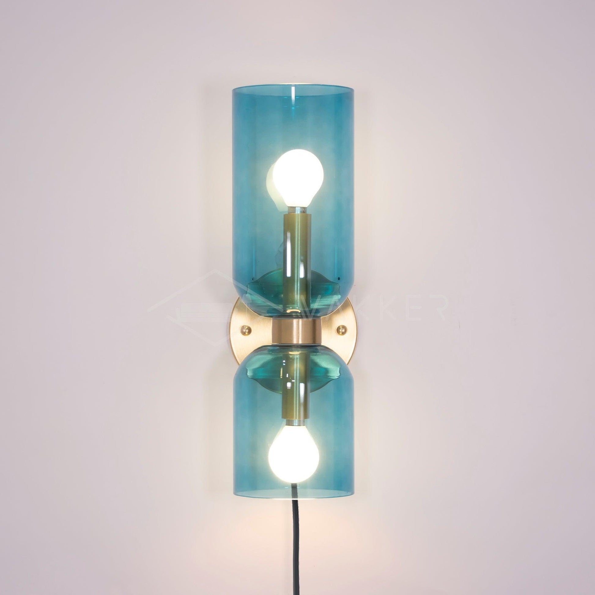 Zildes Nordic Art Plug-In Glass Wall Lamp-Neutral Decor