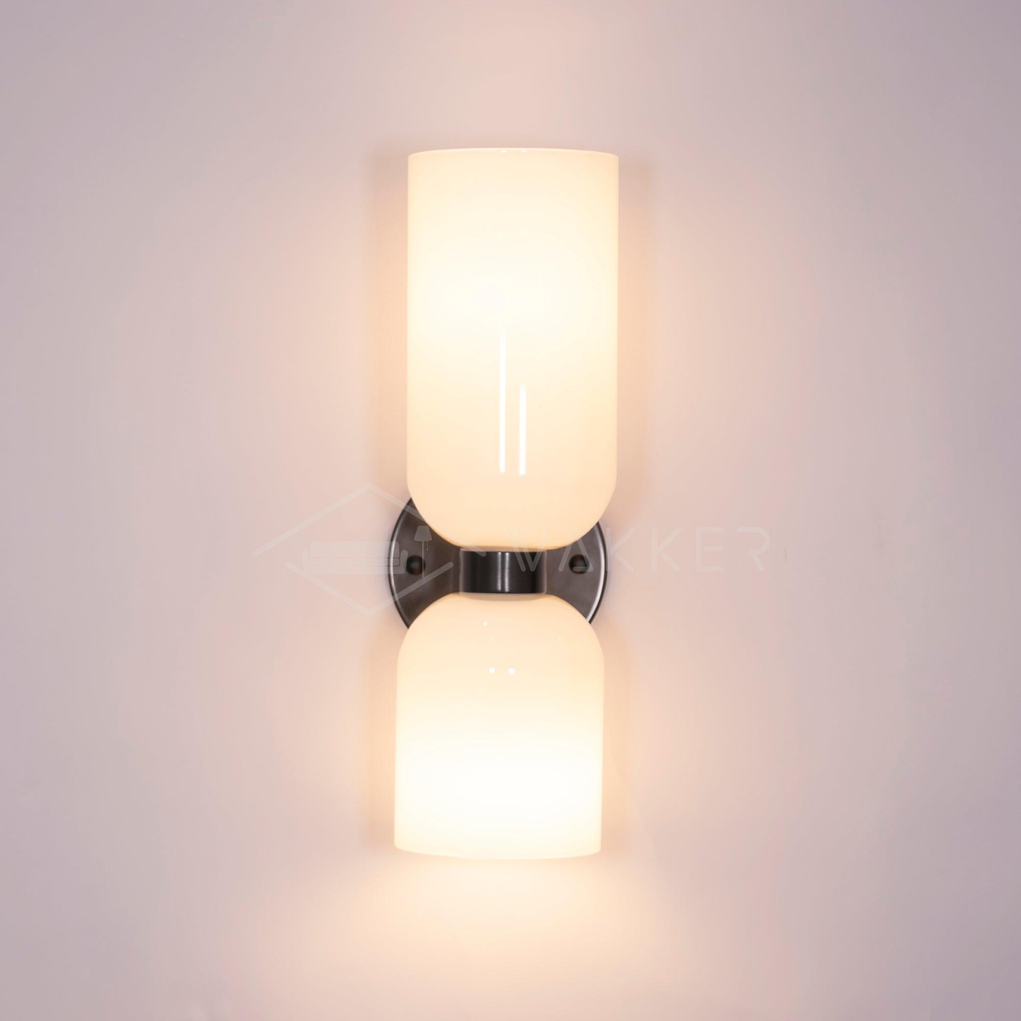 Bryn Modern Minimalist Glass Wall Lamp-Neutral Decor