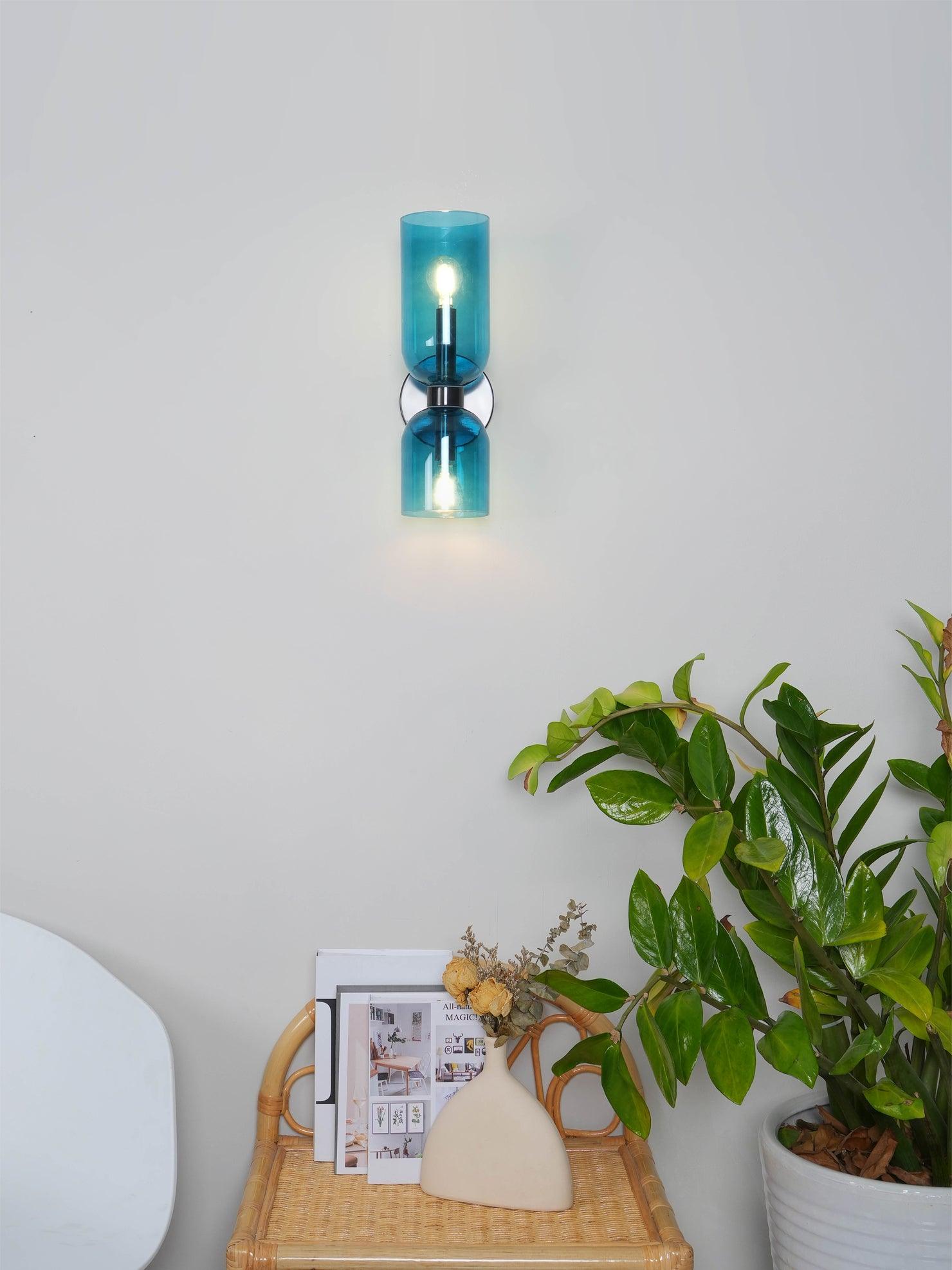 Bryn Modern Minimalist Glass Wall Lamp-Neutral Decor