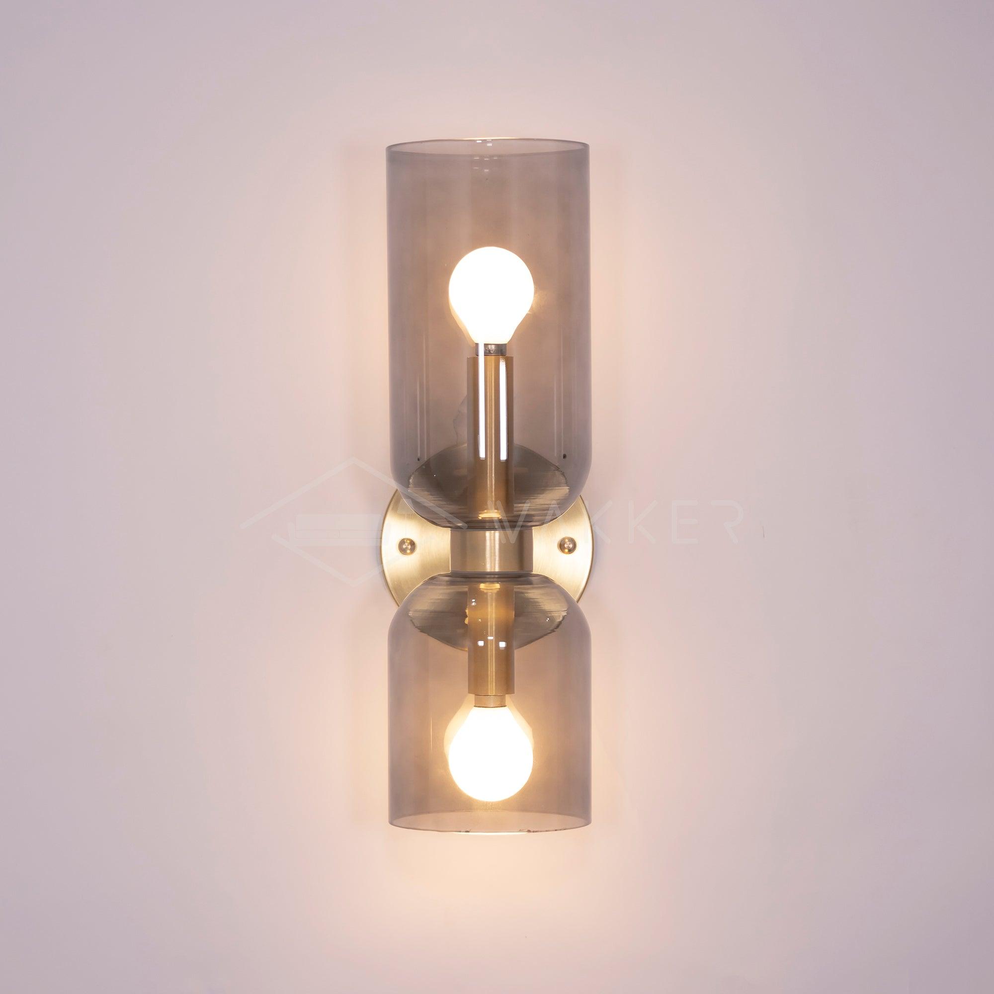 Bryn Modern Minimalist Glass Wall Lamp-Neutral Decor