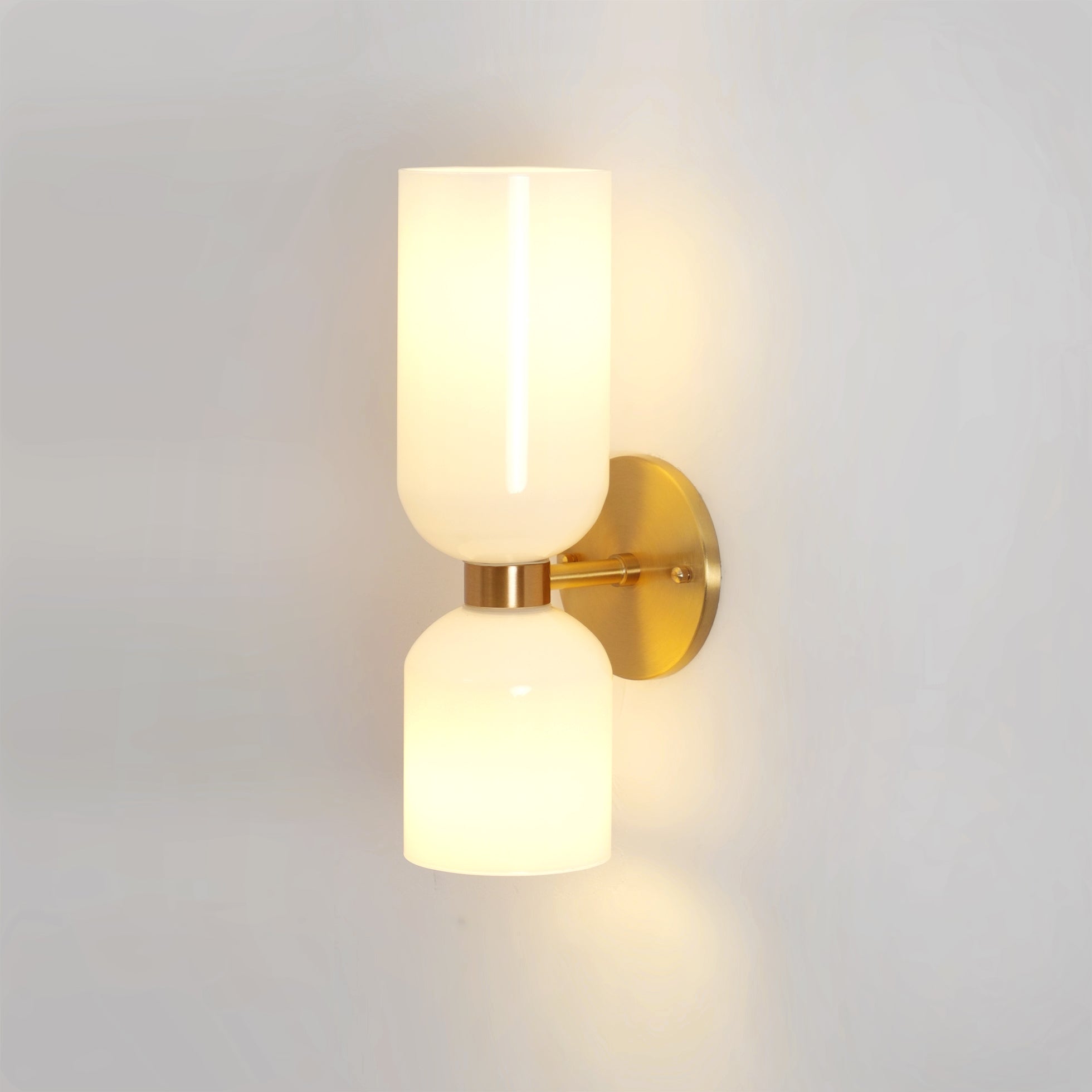 Bryn Modern Minimalist Glass Wall Lamp-Neutral Decor