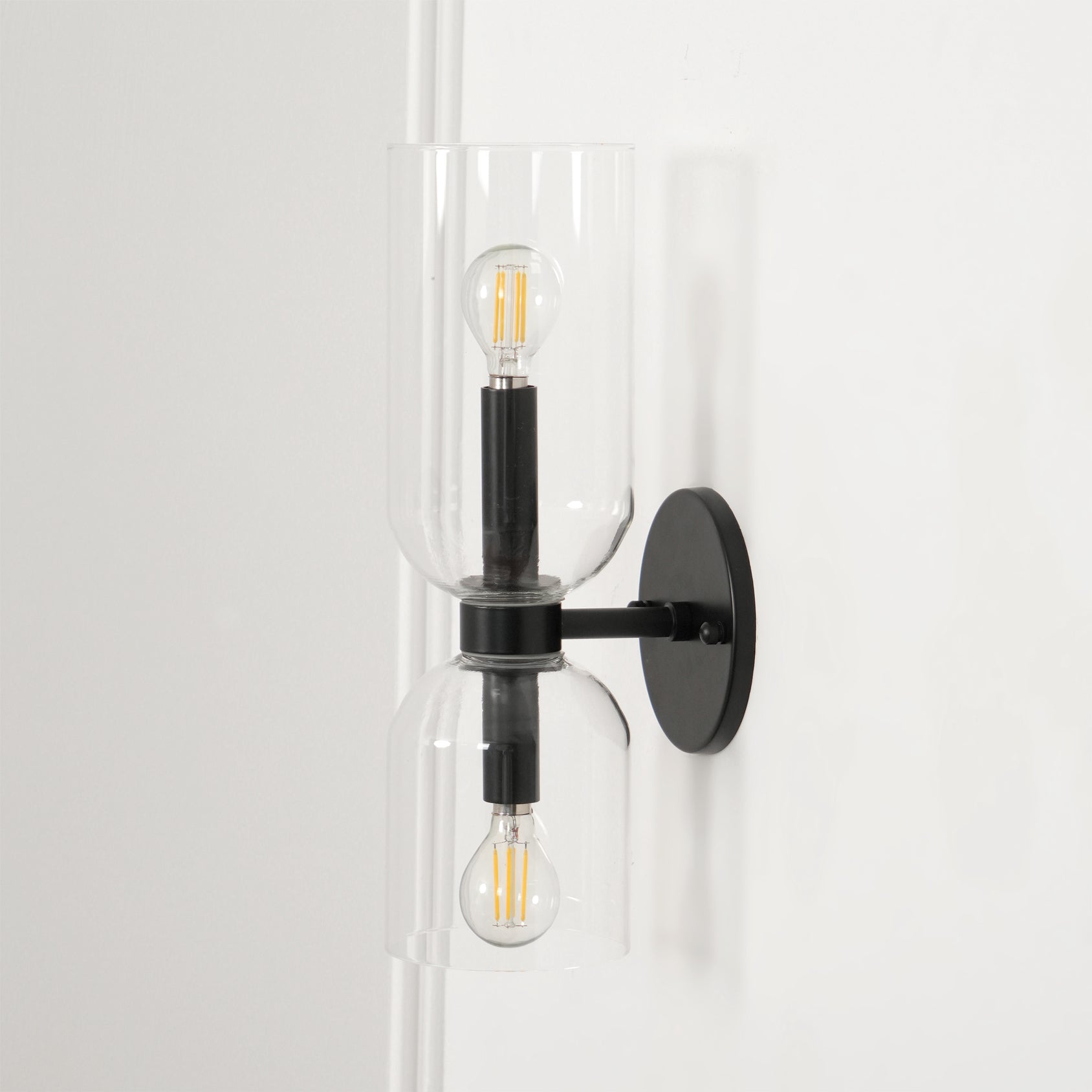 Bryn Modern Minimalist Glass Wall Lamp-Neutral Decor