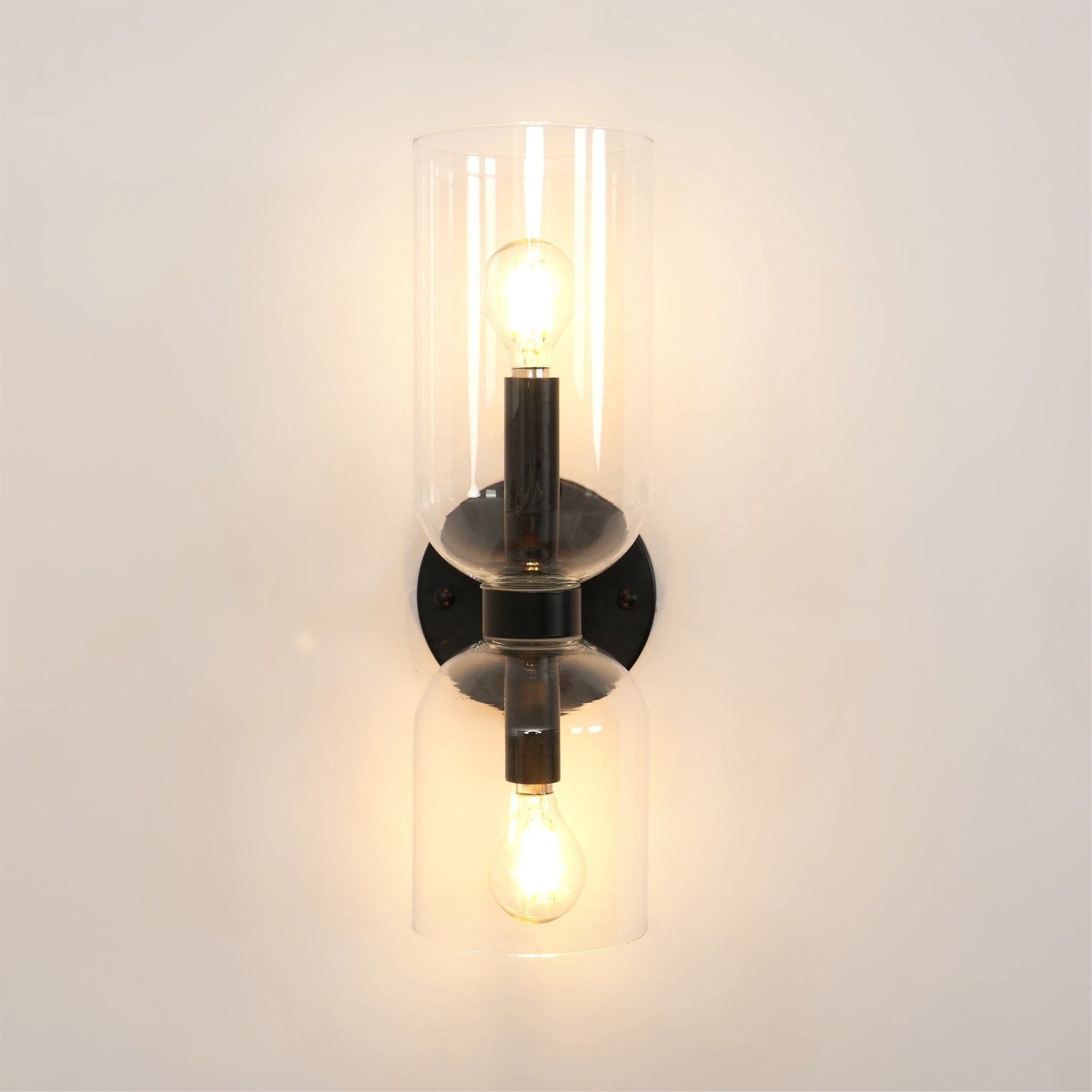 Zildes Nordic Art Plug-In Glass Wall Lamp-Neutral Decor
